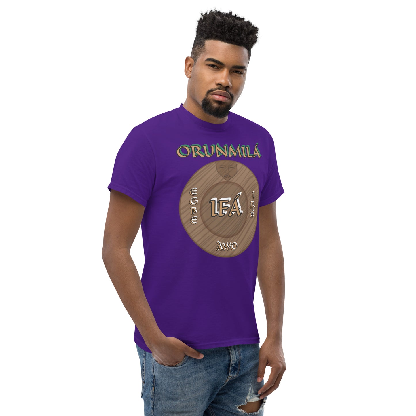 ORUNMILÁ Egbe IRÉ ÀWO Ifa Gold Unisex classic tee