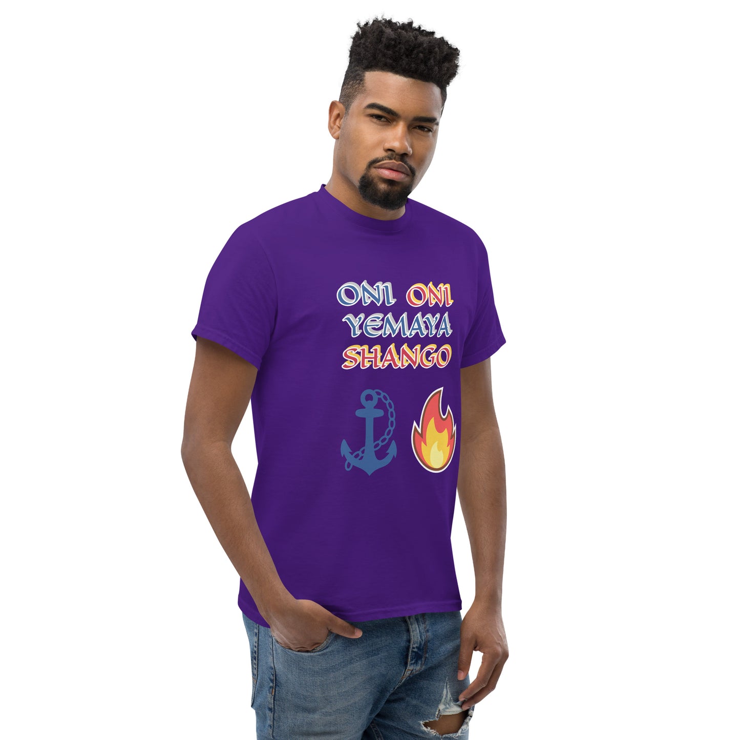 Oni Oni Yemaya/ Shango icon Lucumi Unisex classic tee