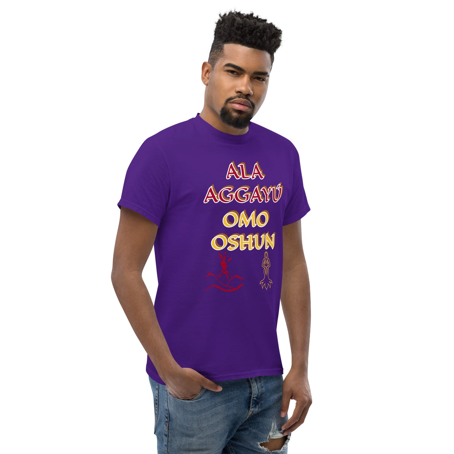 Ala Aggayu Omo Oshun Ololodi Lucumi icon Unisex classic tee