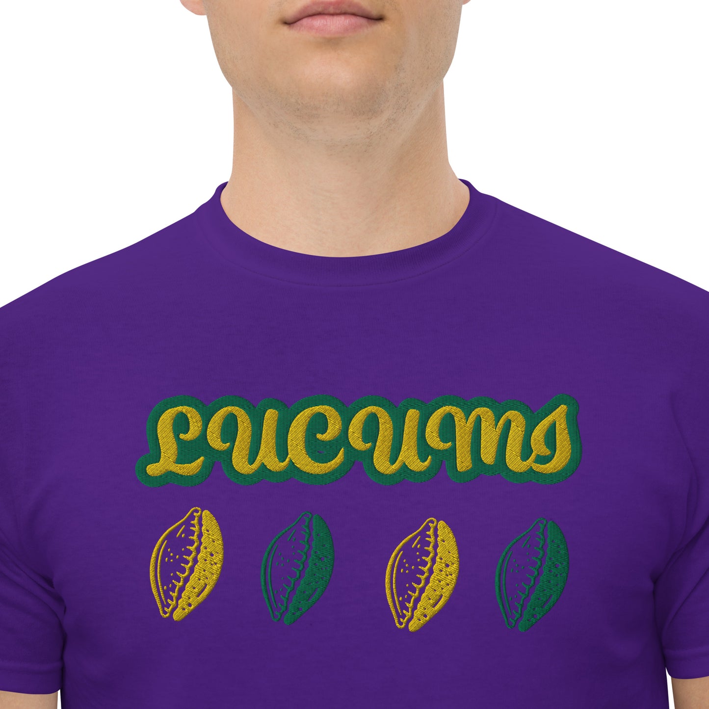 Lucumi Cowrie Reversed Embroidered Unisex classic tee