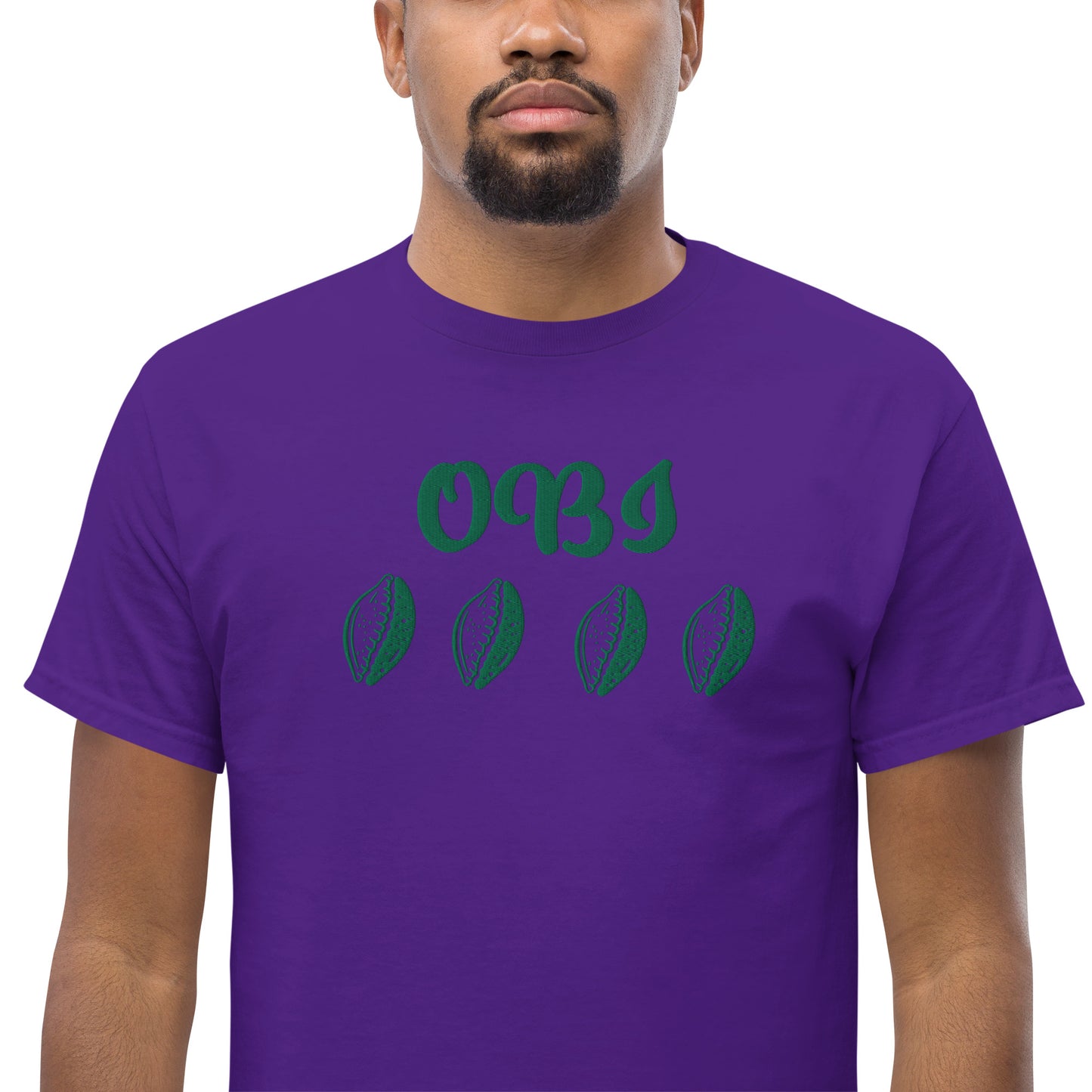 OBI Green Embroidered Unisex classic tee