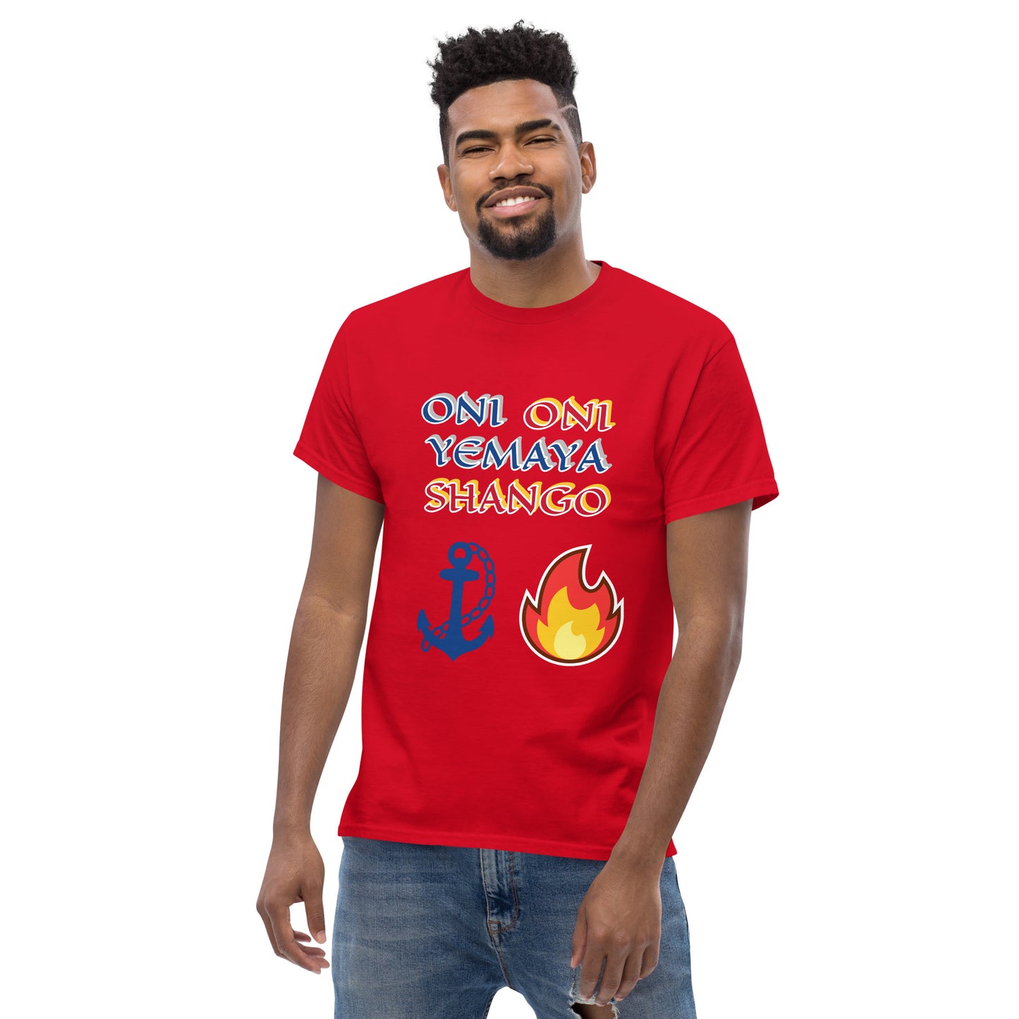 Oni Oni Yemaya/ Shango icon Lucumi Unisex classic tee