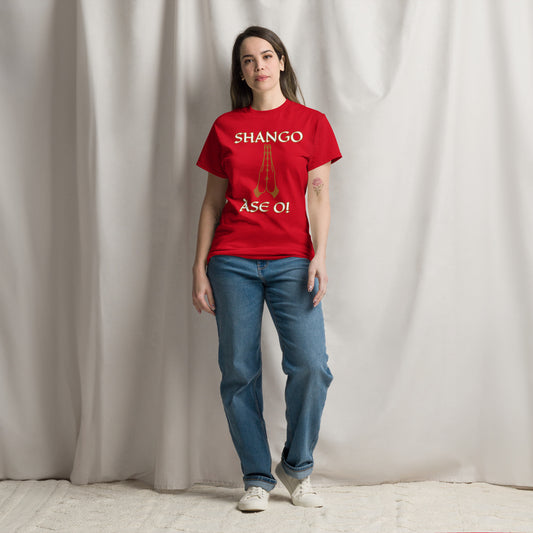 Shango Lucumi Ase o Unisex classic tee