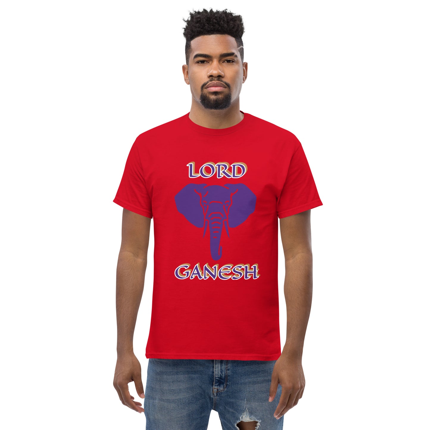 Lord Ganesh Purple Unisex classic tee