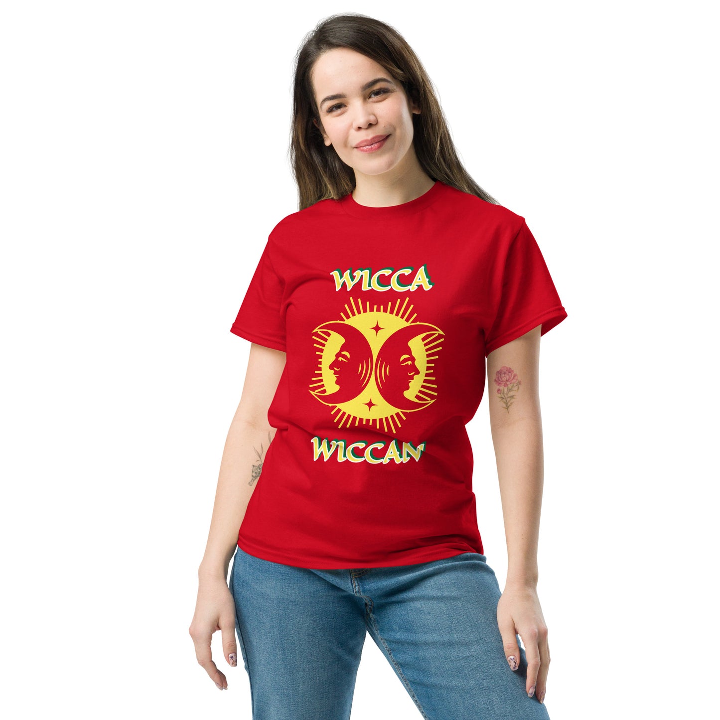 Wicca Yellow Wiccan Unisex classic tee