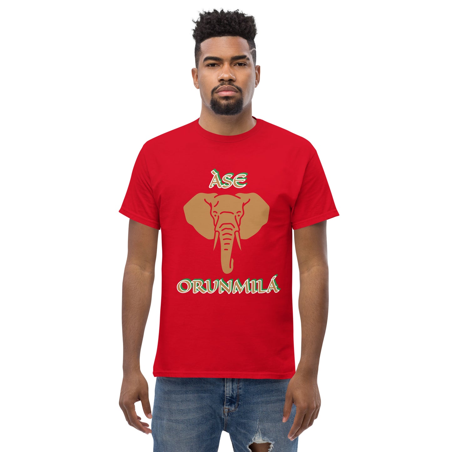 Ase Orunmila Isese reverse Unisex classic tee