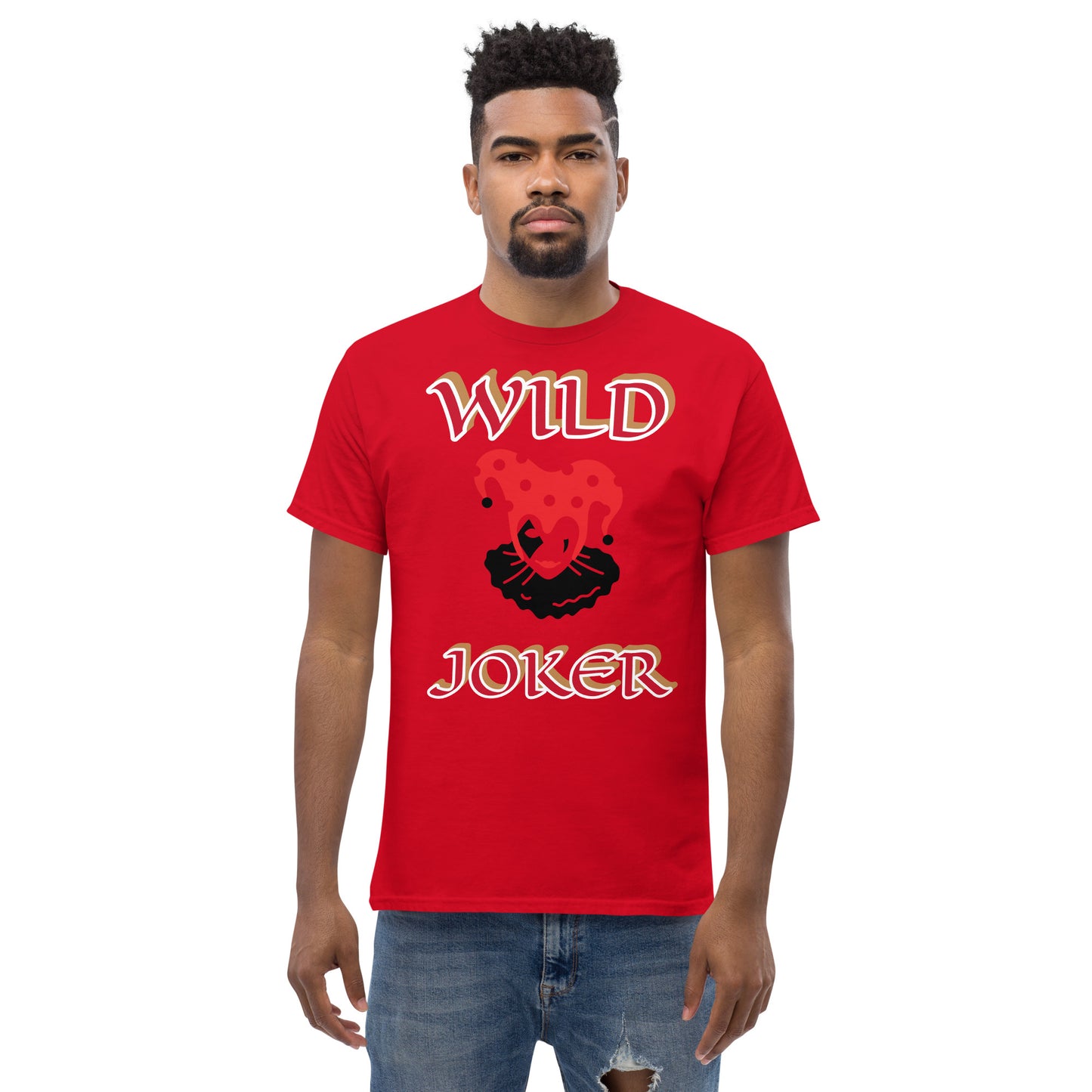 Wild Joker Red 1 Unisex classic tee