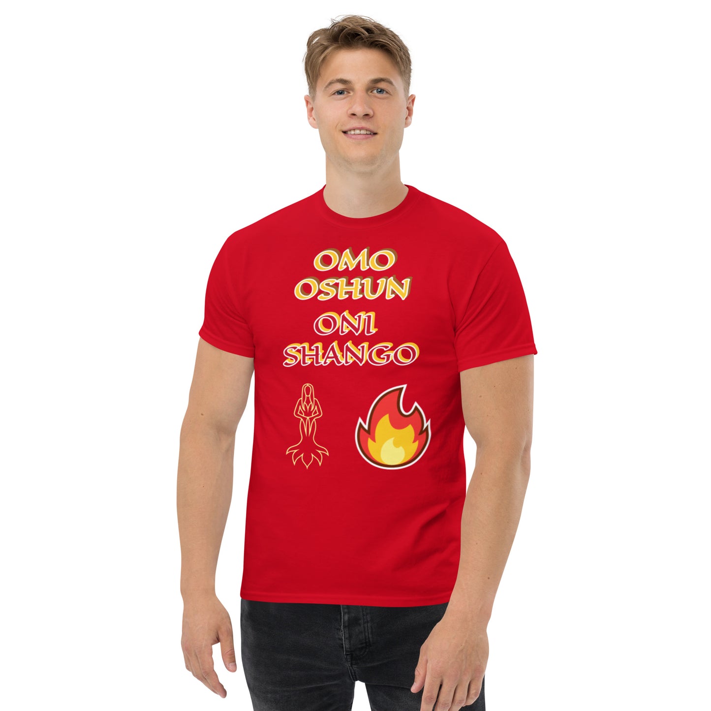 Omo Oshun Oni Shango icon Lucumi Unisex classic tee