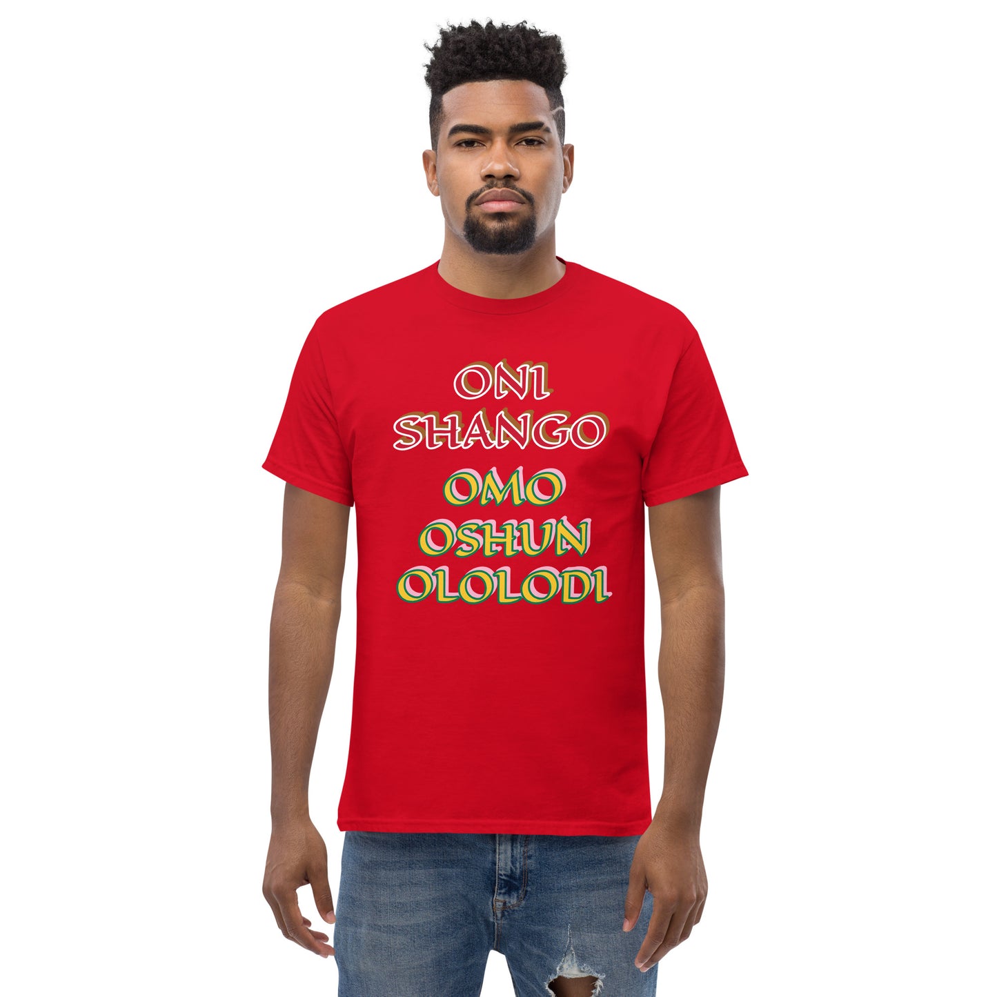 Oni Shango Omo Oshun Ololodi Lucumi Unisex classic tee