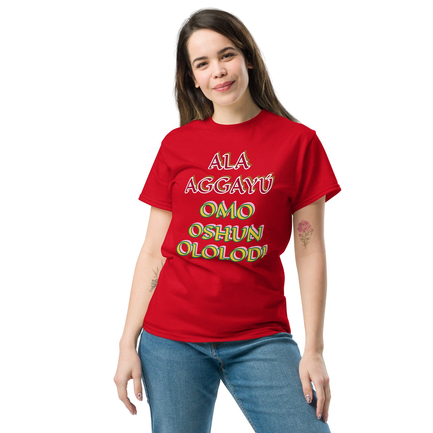 Ala Aggayu Omo Oshun Ololodi Lucumi Unisex classic tee
