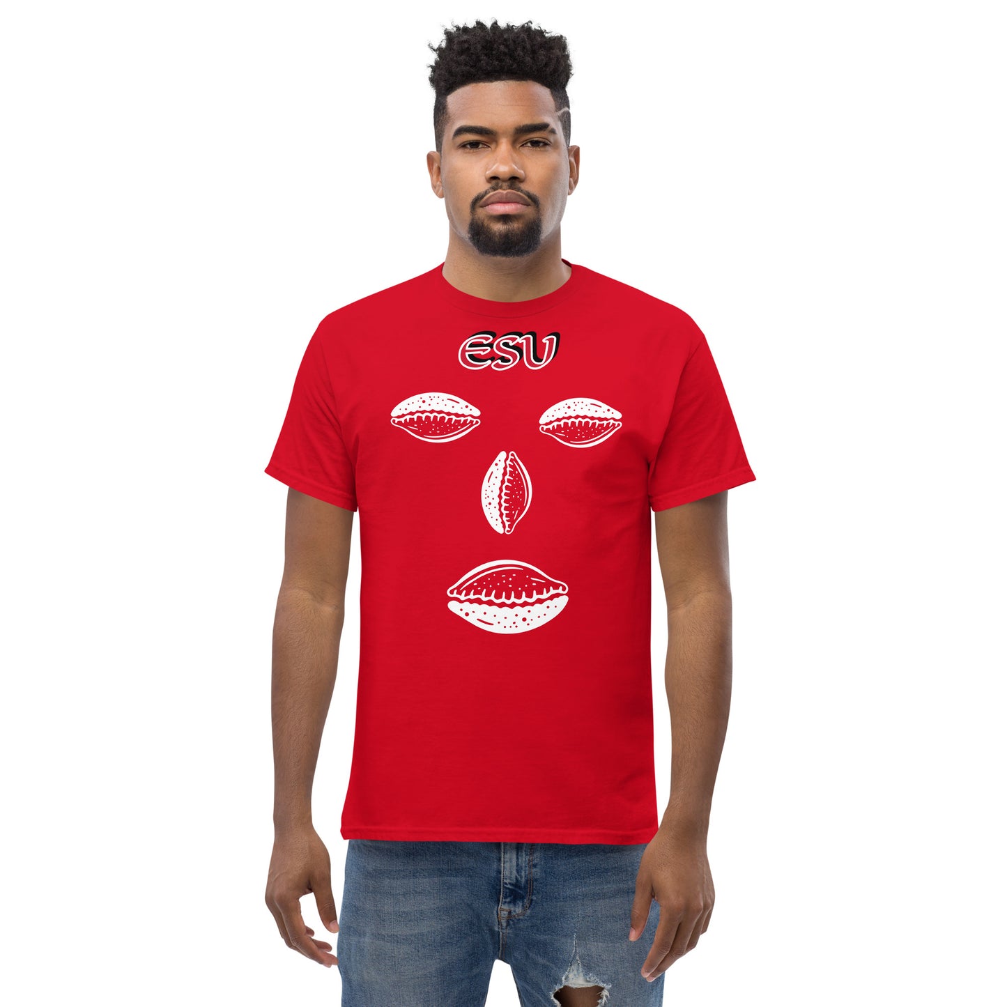 ESU Isese Cowrie White Unisex classic tee