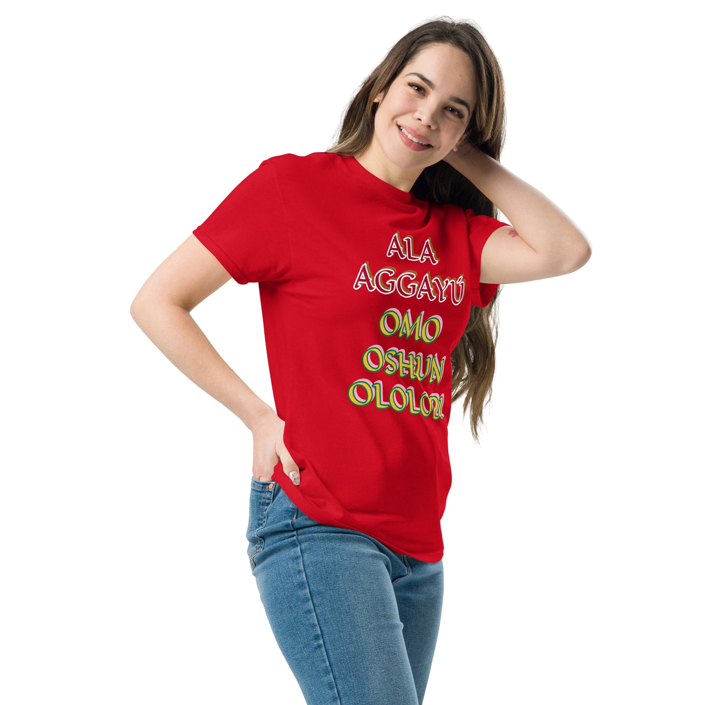 Ala Aggayu Omo Oshun Ololodi Lucumi Unisex classic tee