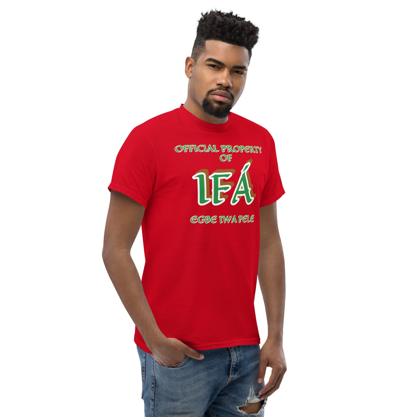 Official Property of Egbe Iwa Pele Àwo Unisex classic tee