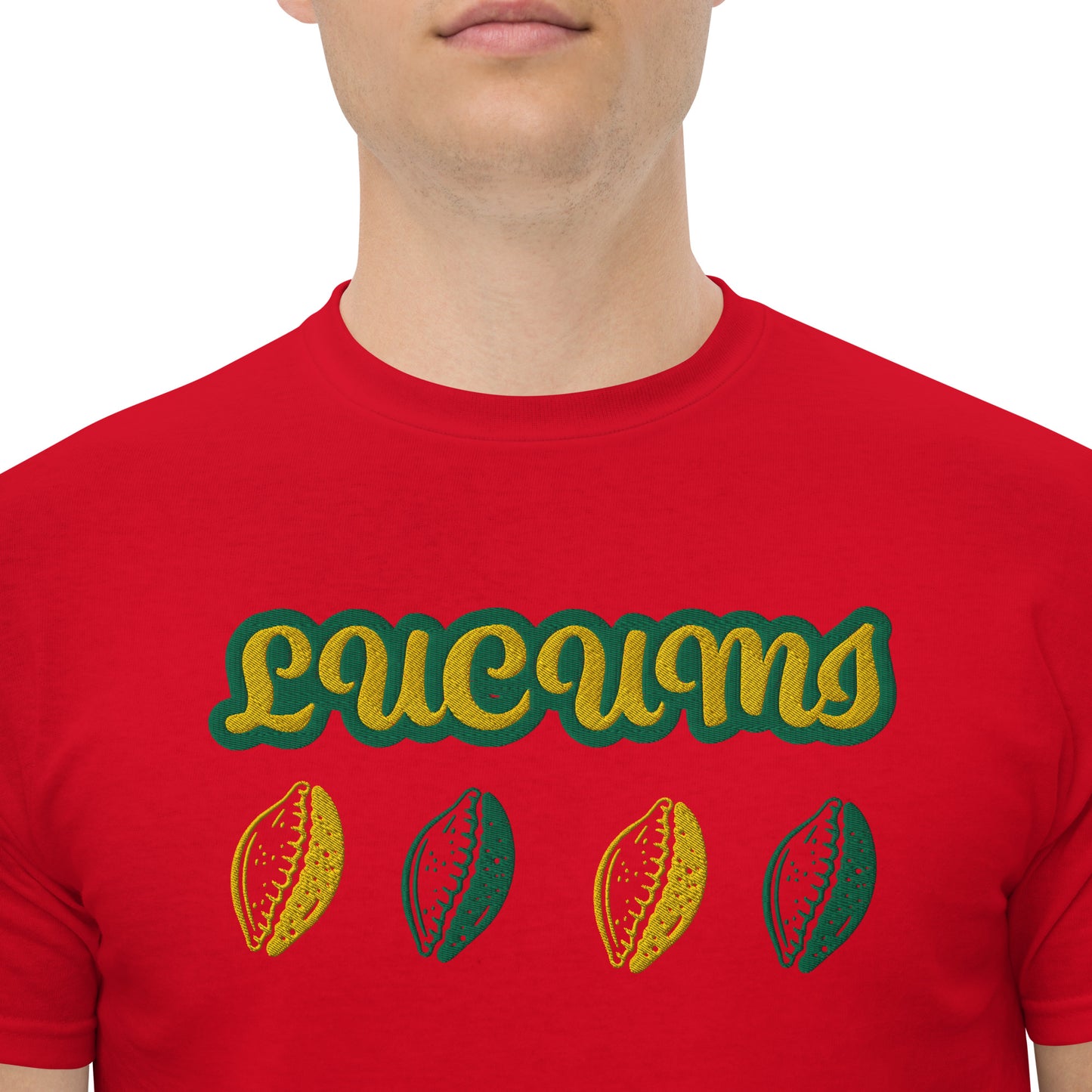 Lucumi Cowrie Reversed Embroidered Unisex classic tee