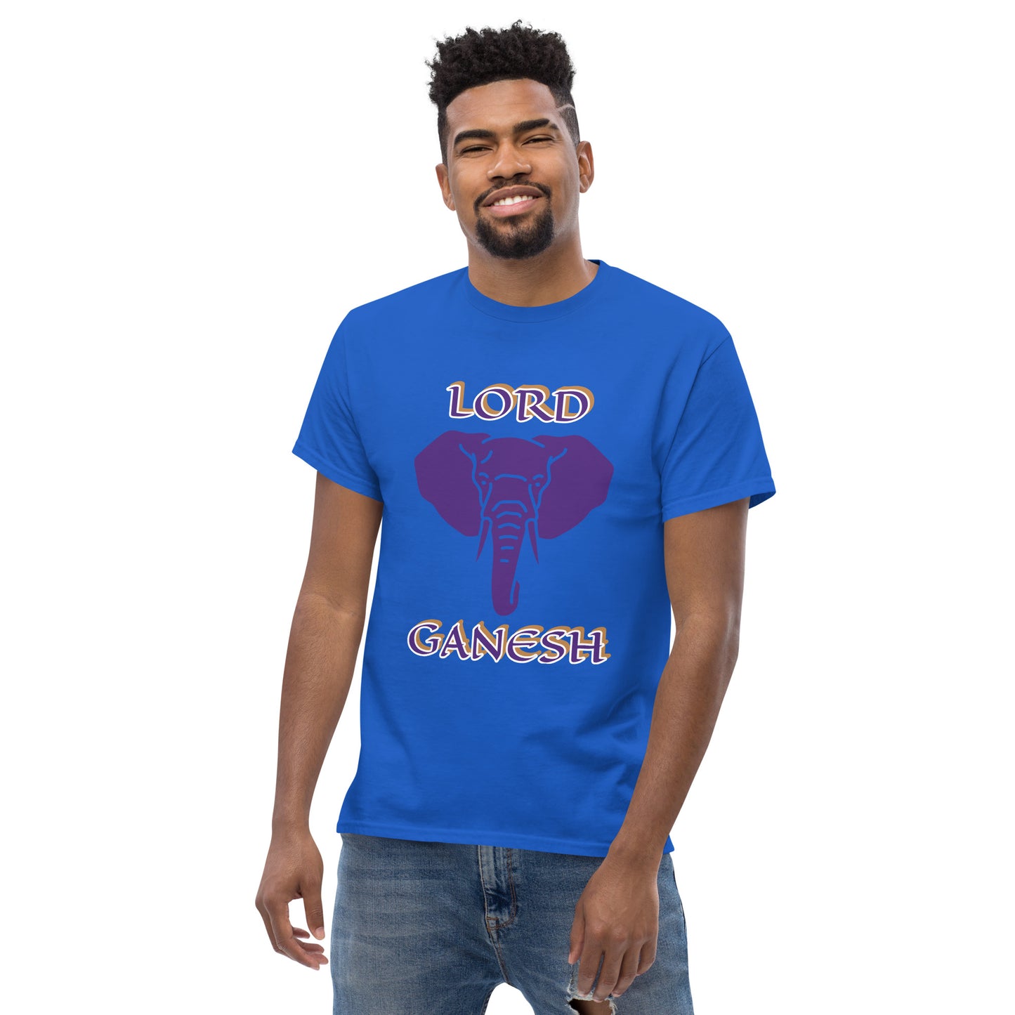 Lord Ganesh Purple Unisex classic tee