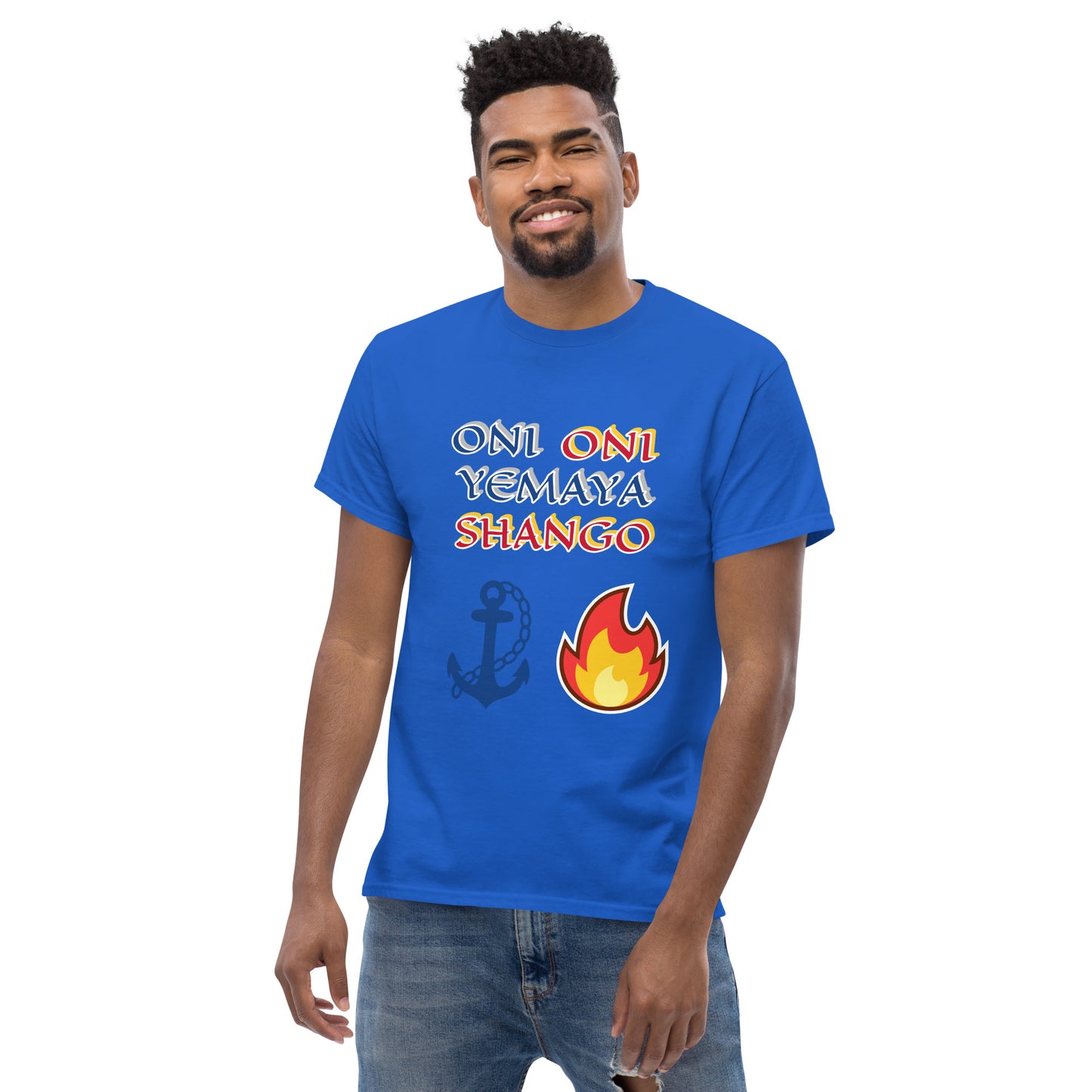 Oni Oni Yemaya/ Shango icon Lucumi Unisex classic tee