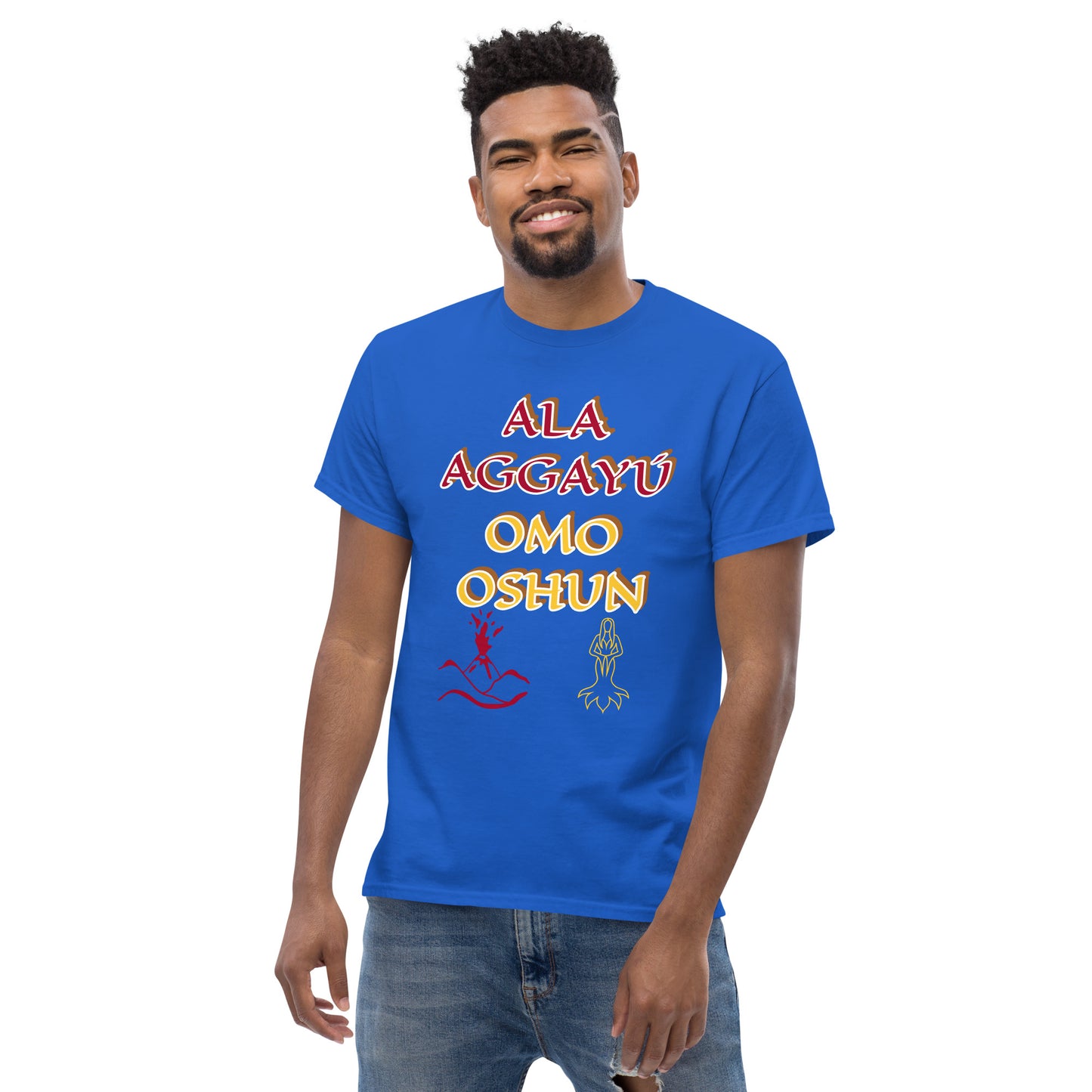 Ala Aggayu Omo Oshun Ololodi Lucumi icon Unisex classic tee