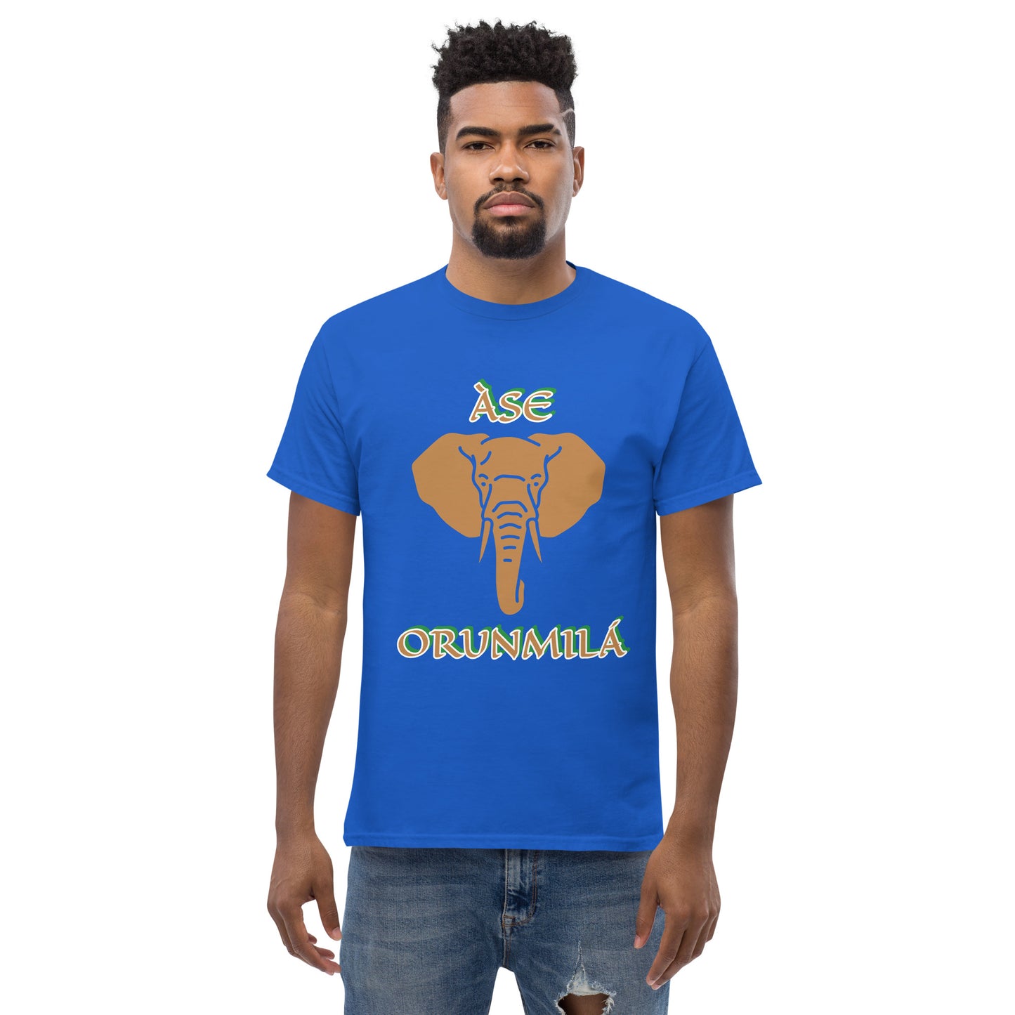 Ase Orunmila Isese reverse Unisex classic tee