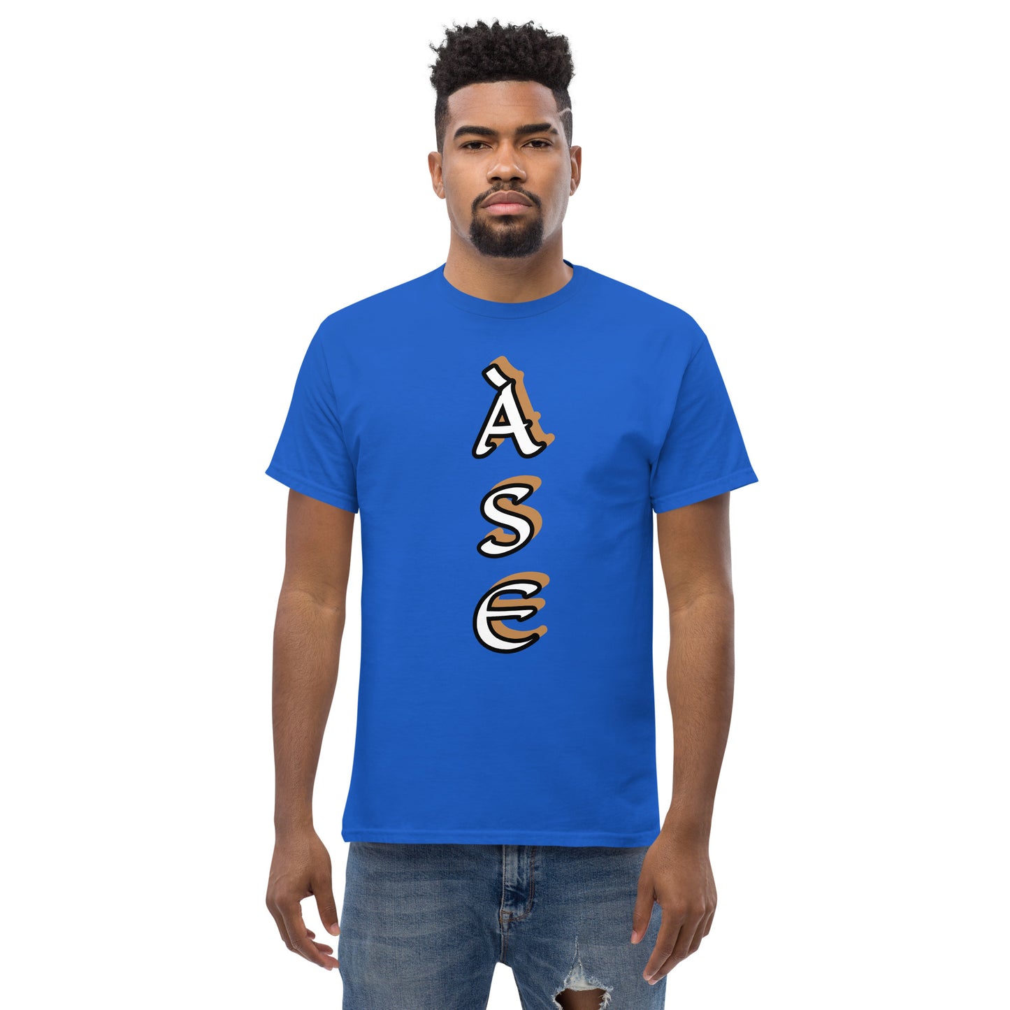 Ase white/gold Unisex classic tee