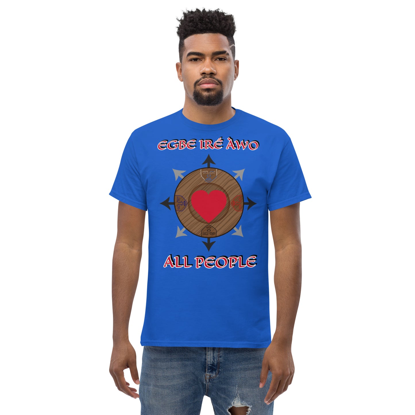 Egbe Ire Awo Logo Love all people Unisex classic tee