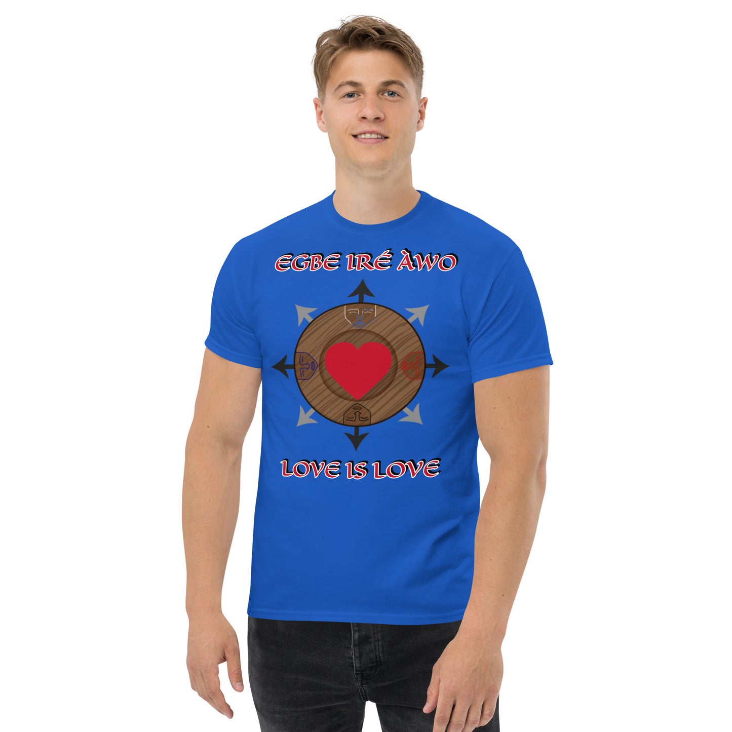 Egbe Ire Awo Logo Love is Love Unisex classic tee