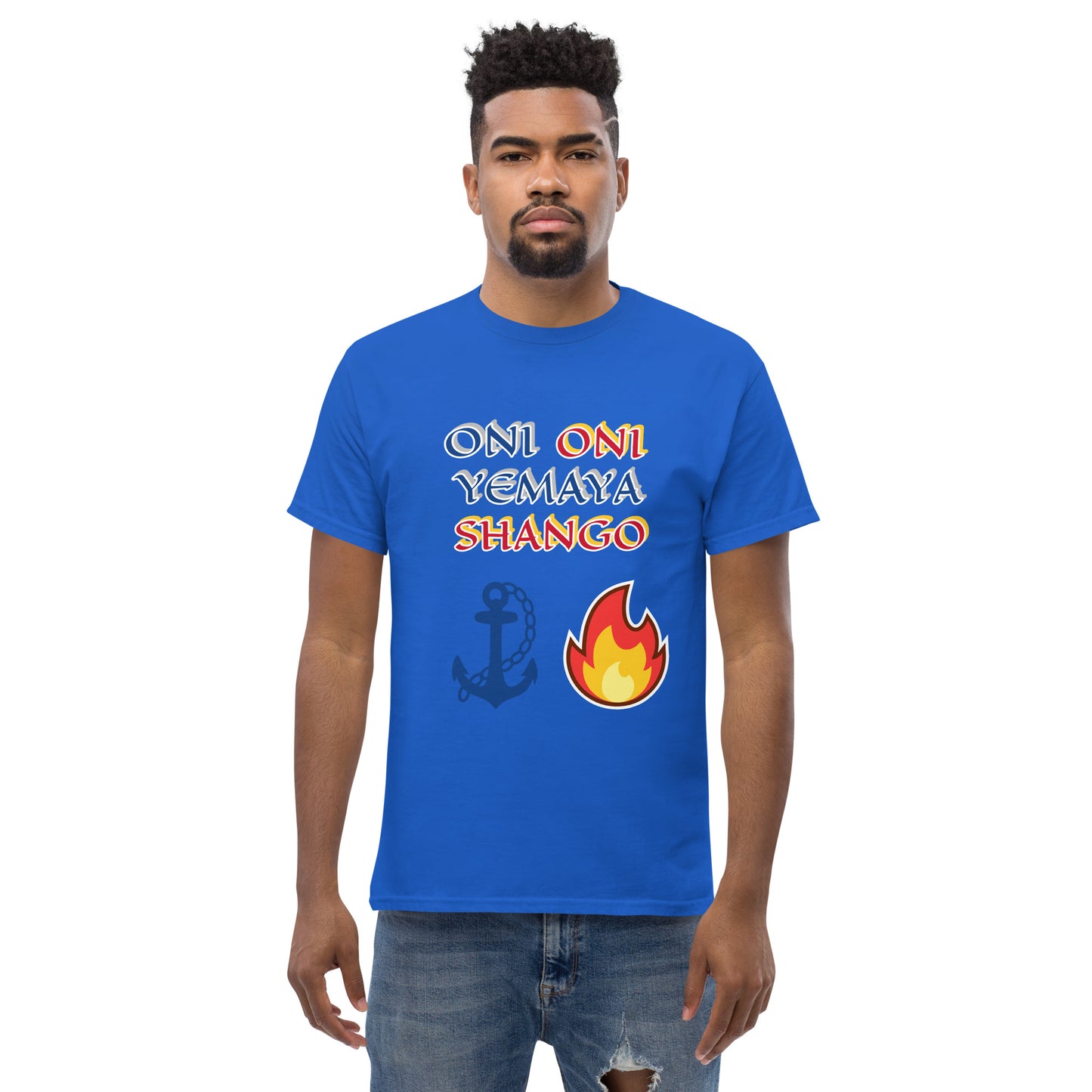 Oni Oni Yemaya/ Shango icon Lucumi Unisex classic tee