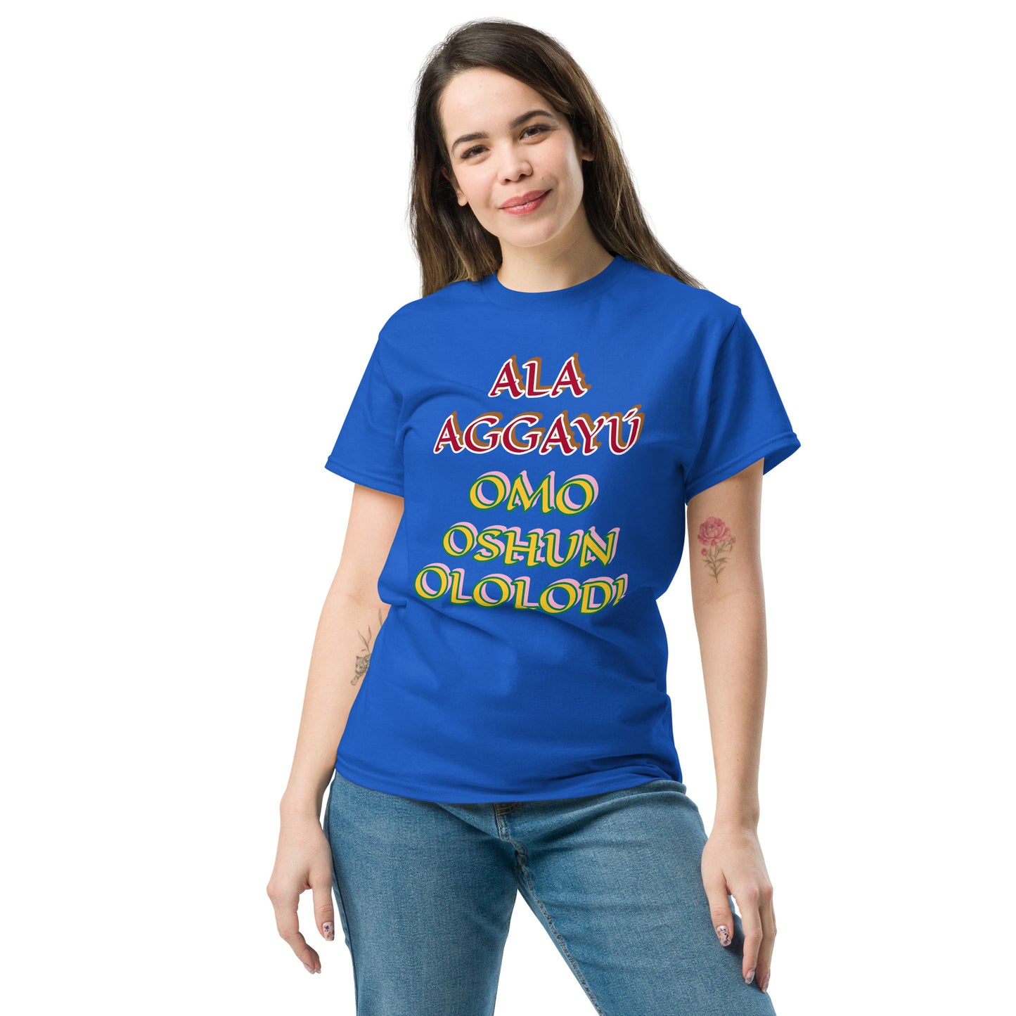 Ala Aggayu Omo Oshun Ololodi Lucumi Unisex classic tee