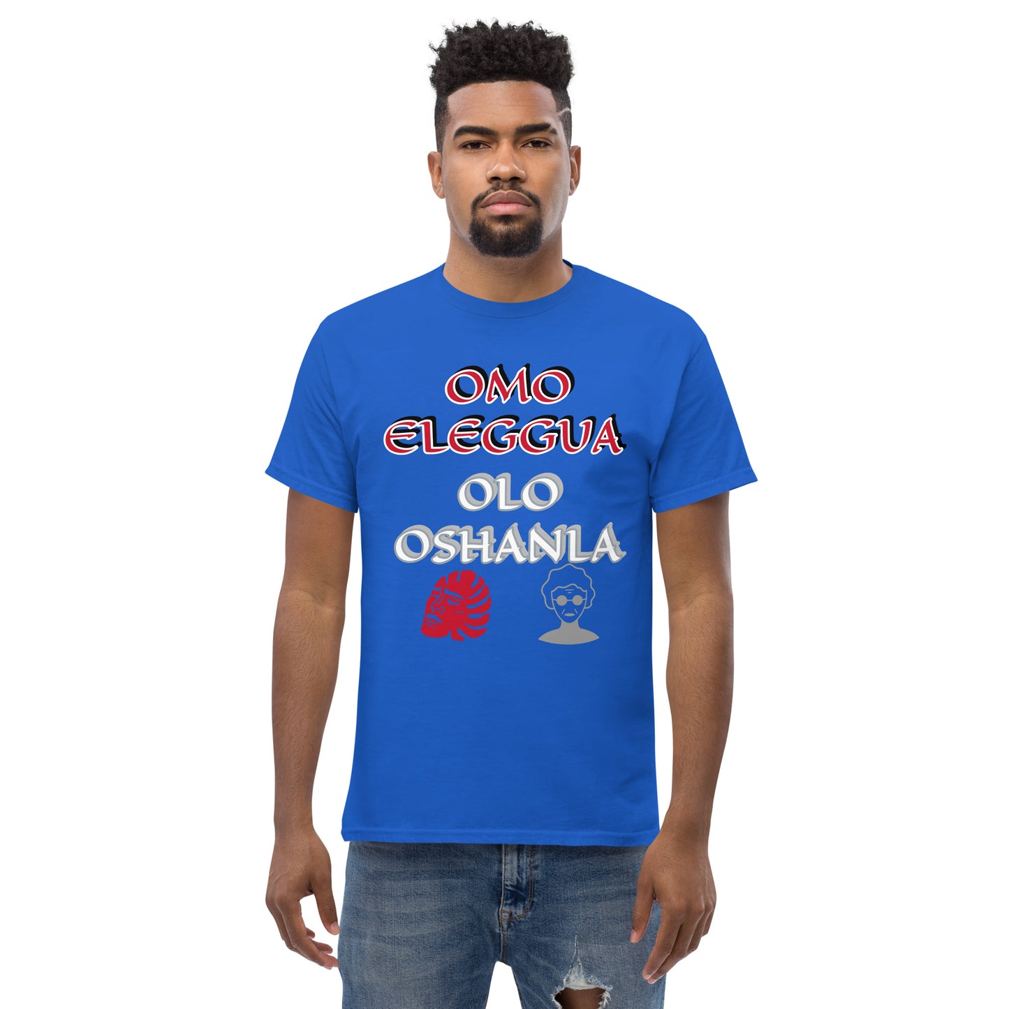 Omo Eleggua Olo OSHANLA icon Lucumi Unisex classic tee