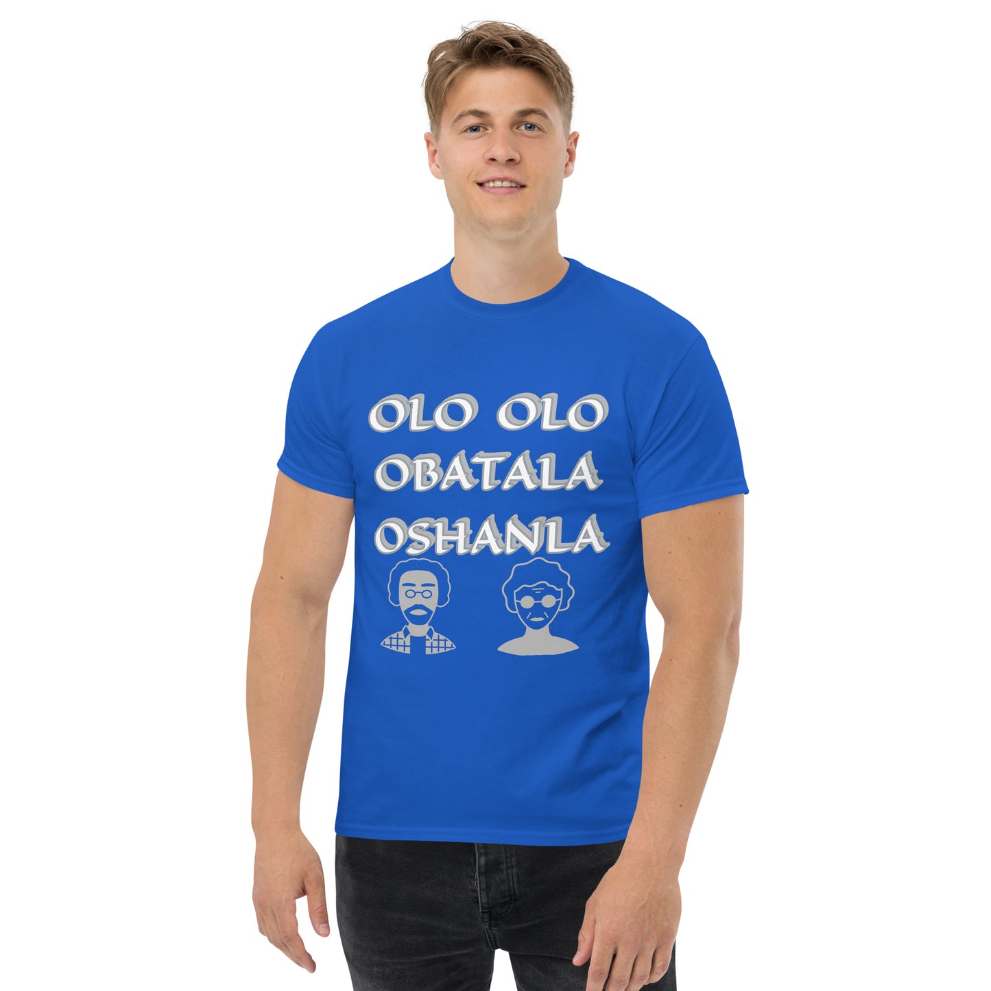 Olo Olo Obatala Oshanla Lucumi icon Unisex classic tee