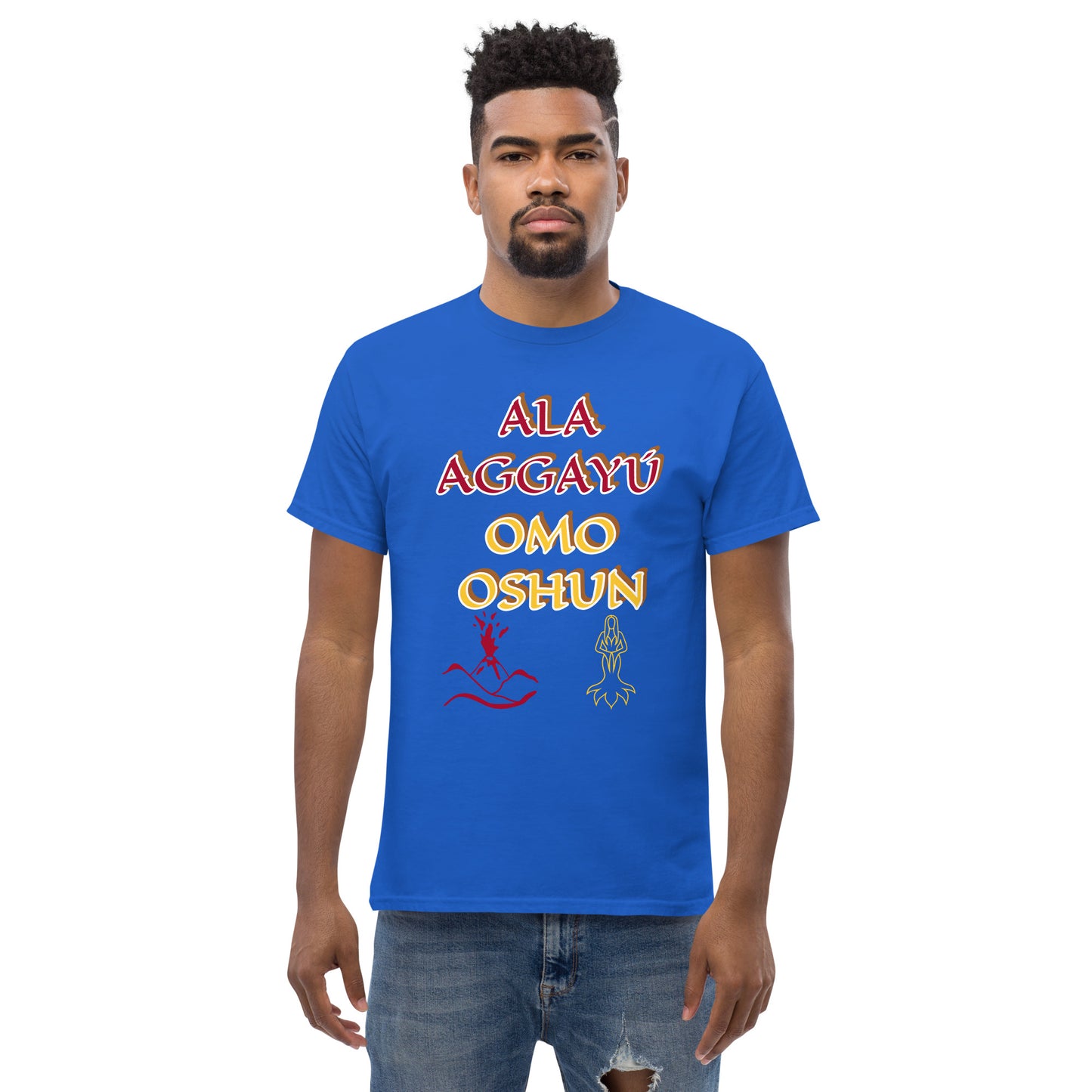 Ala Aggayu Omo Oshun Ololodi Lucumi icon Unisex classic tee