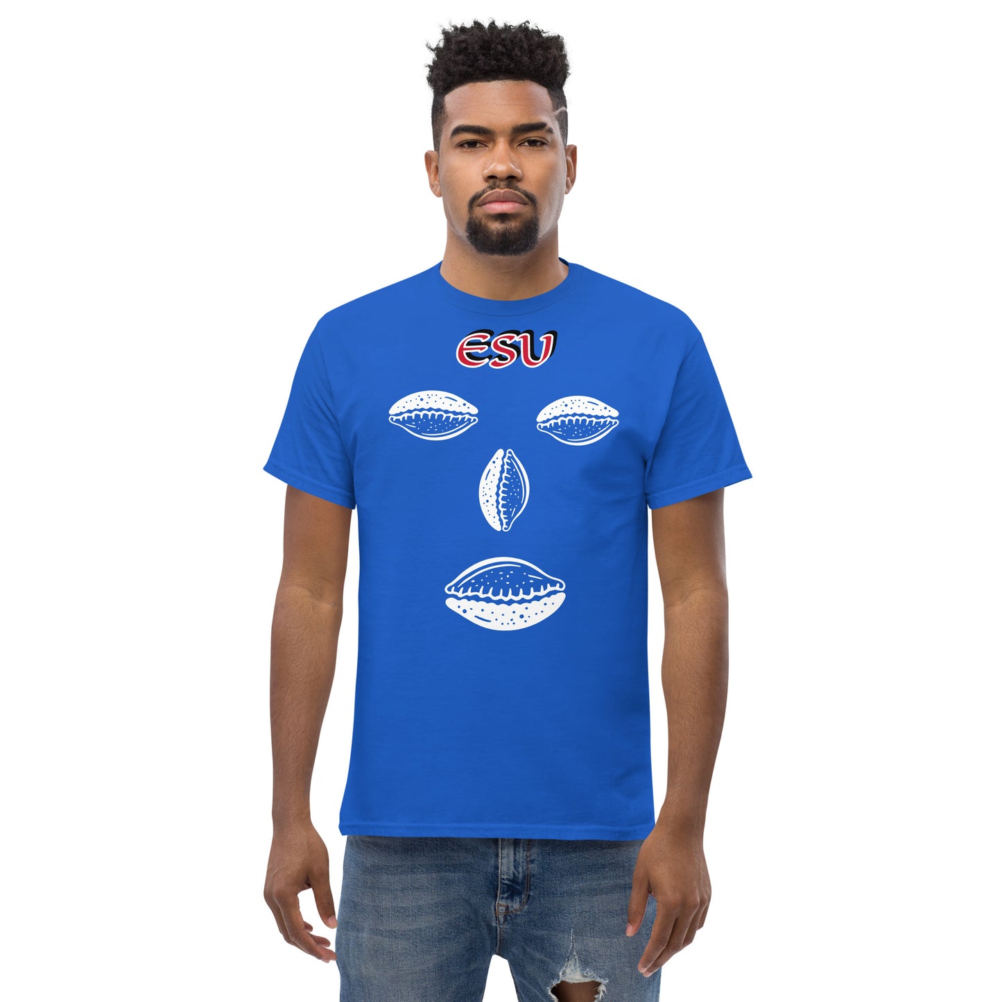 ESU Isese Cowrie White Unisex classic tee