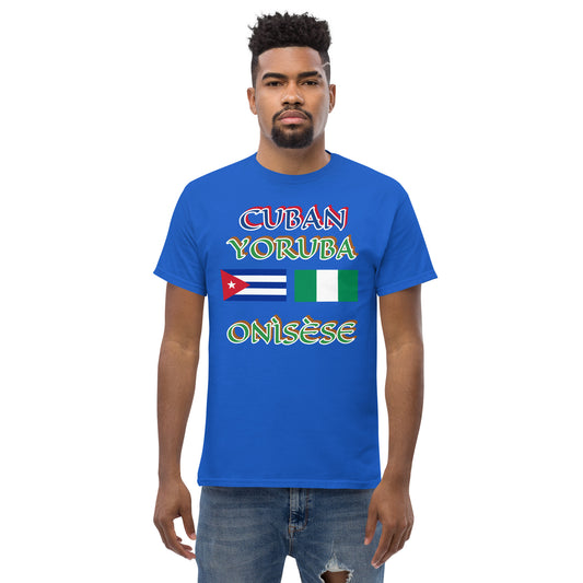 Cuban Yoruba Onisese Dual Flag Unisex classic tee