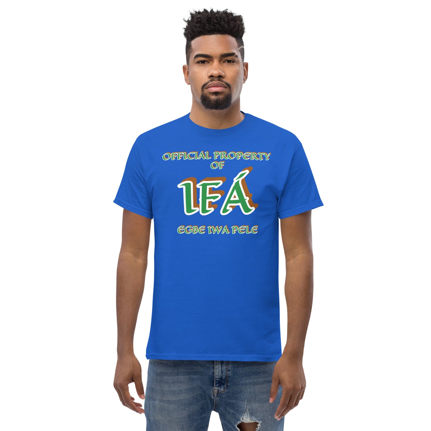 Official Property of Egbe Iwa Pele Àwo Unisex classic tee