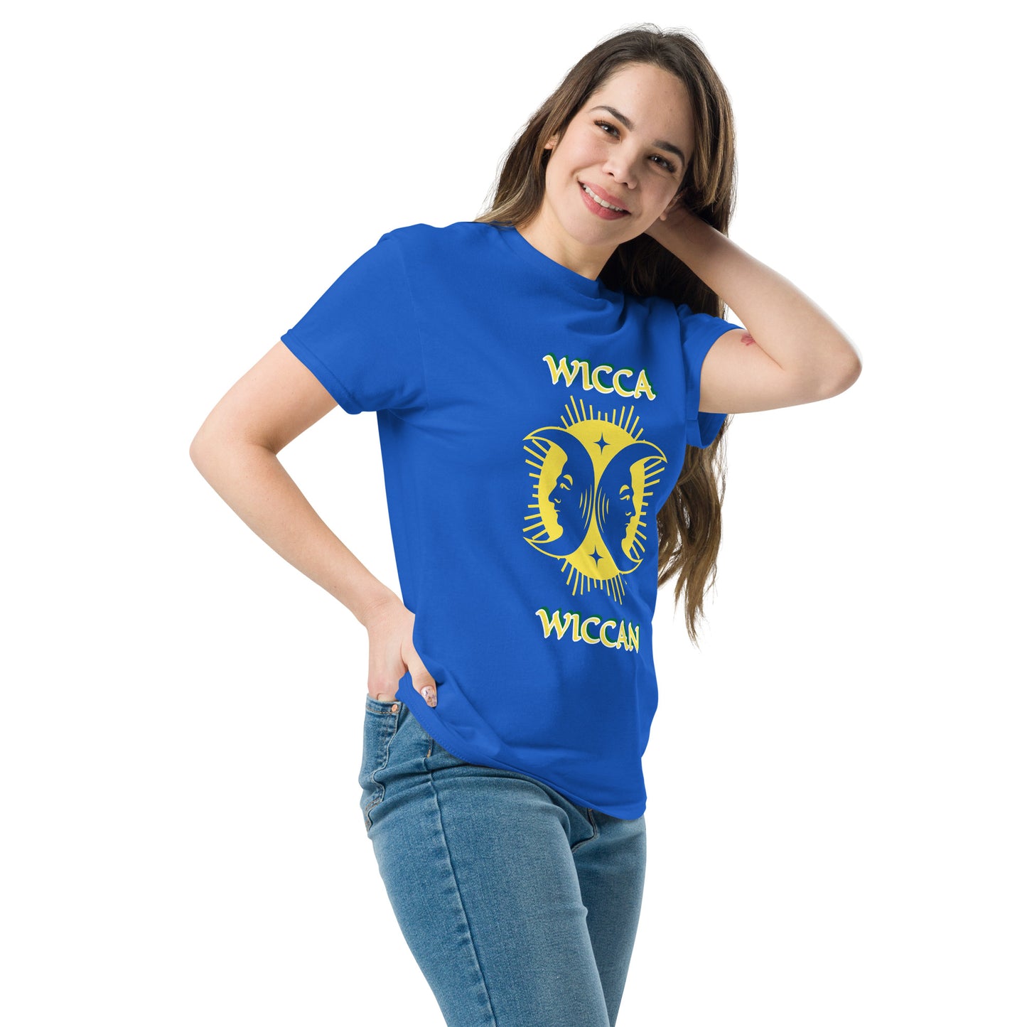 Wicca Yellow Wiccan Unisex classic tee