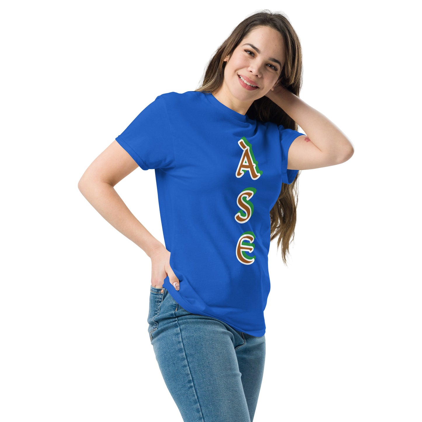 Ase isese  reverse vertical Unisex classic tee