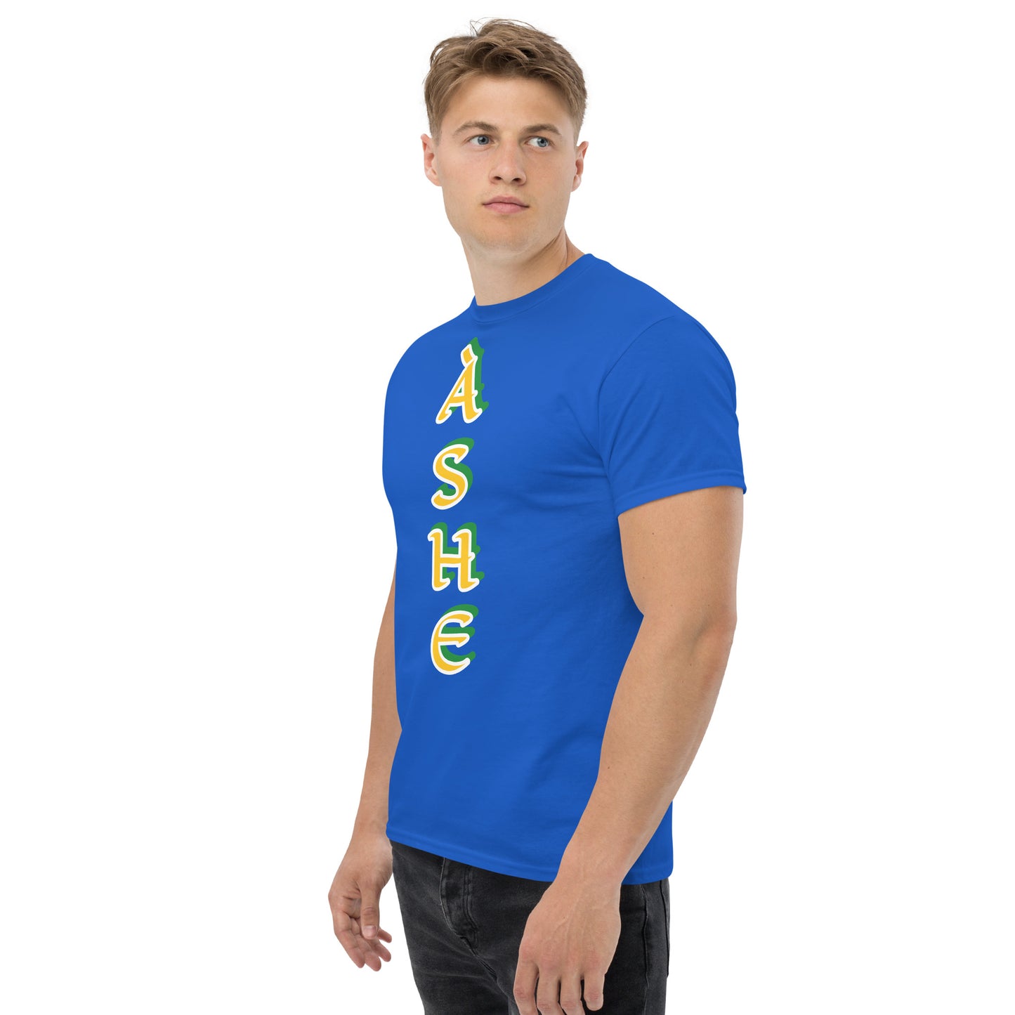 Ashe Lucumi reverse vertical Unisex classic tee