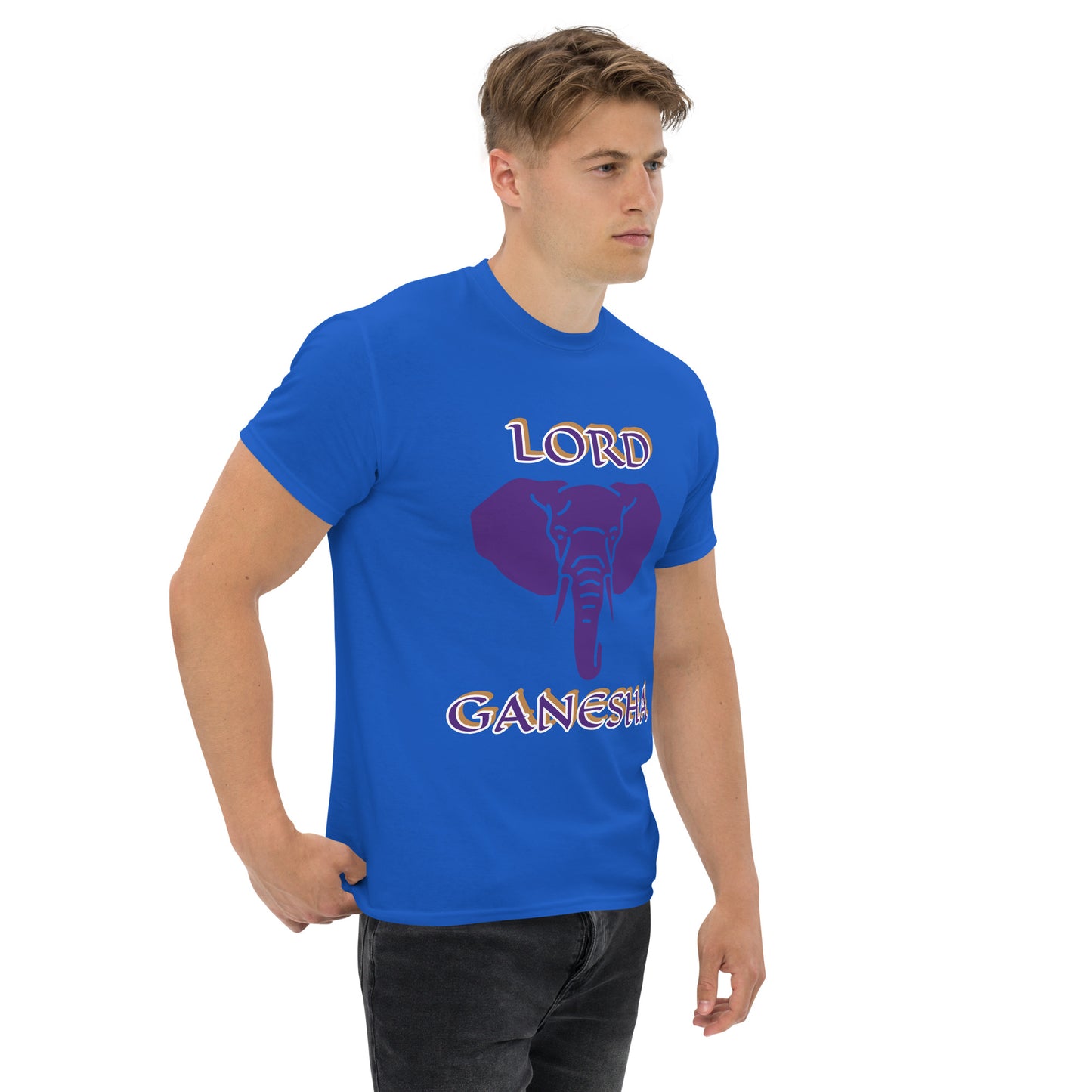 Lord Ganesha Purple Unisex classic tee