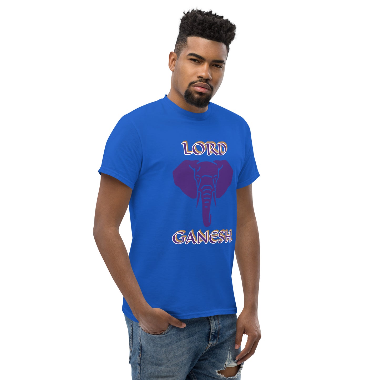 Lord Ganesh Purple Unisex classic tee