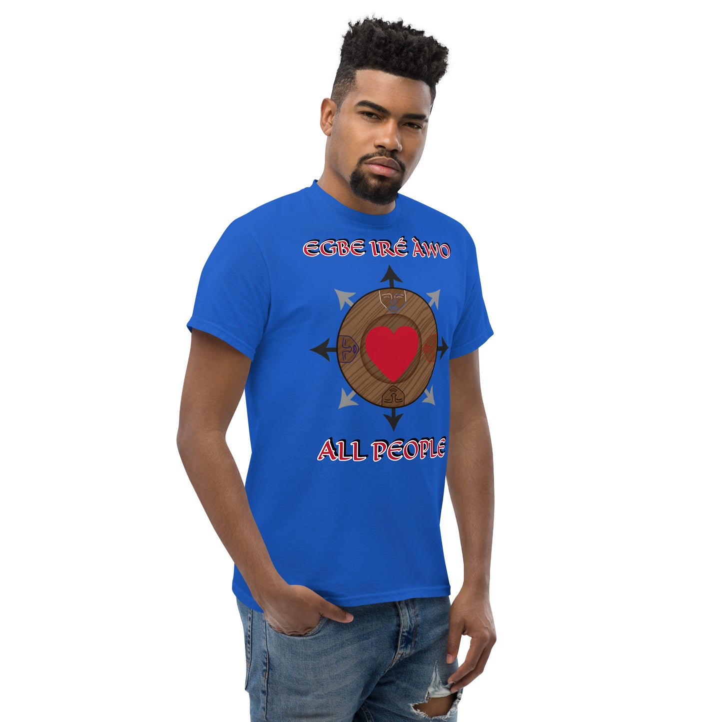 Egbe Ire Awo Logo Love all people Unisex classic tee