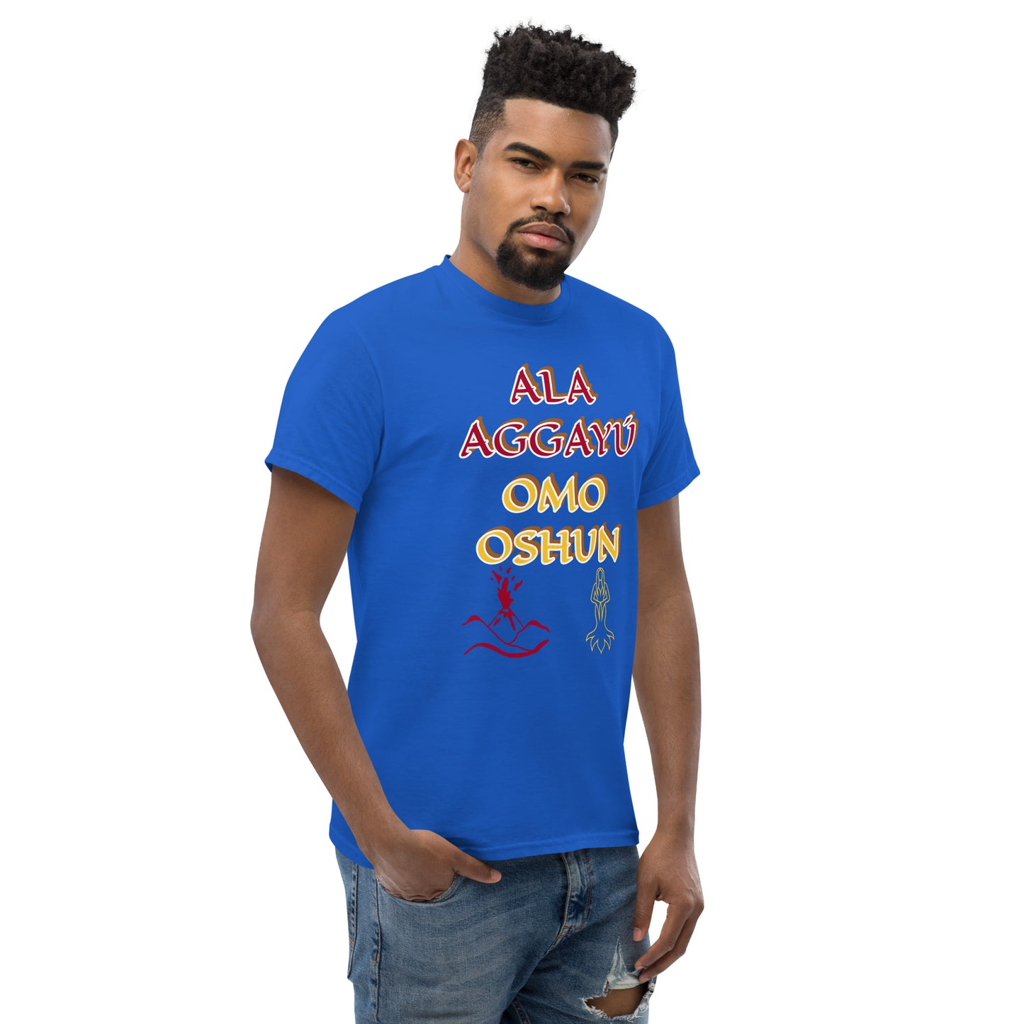 Ala Aggayu Omo Oshun Ololodi Lucumi icon Unisex classic tee