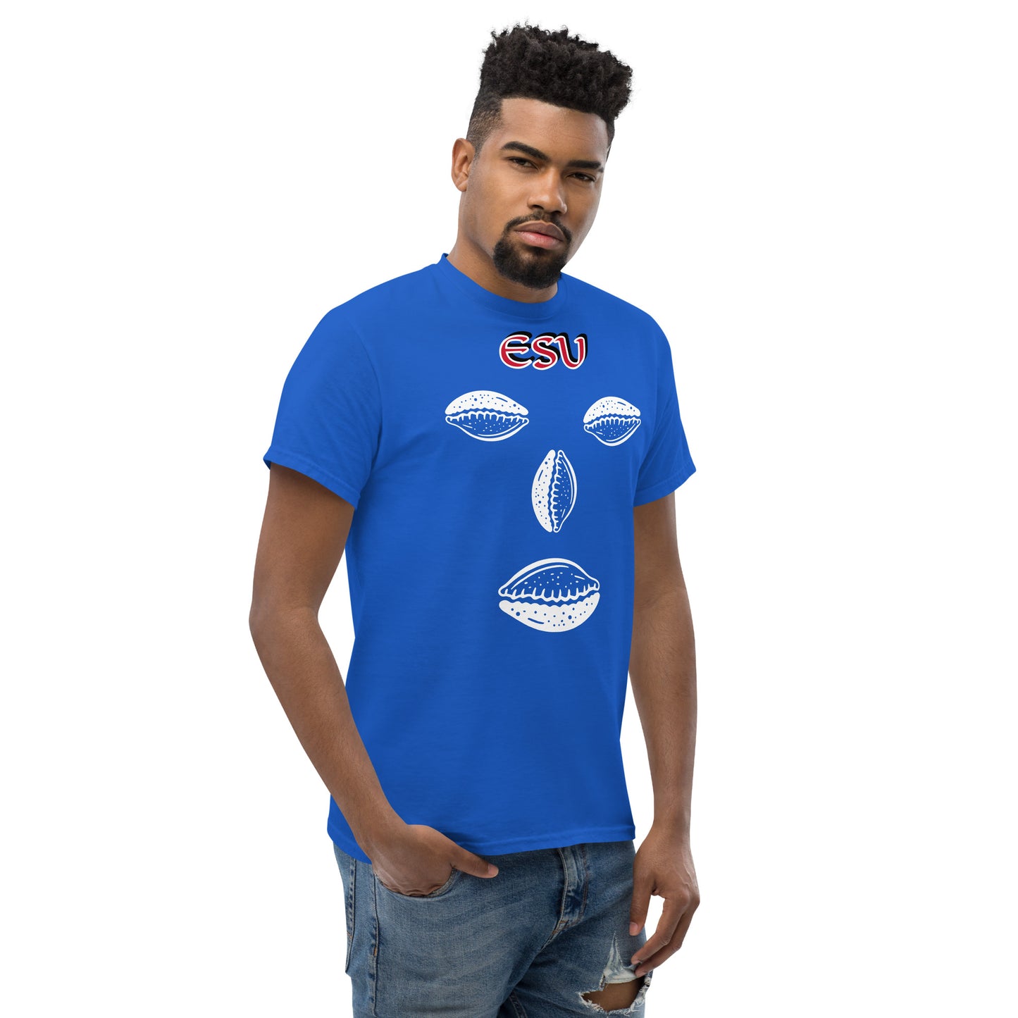 ESU Isese Cowrie White Unisex classic tee