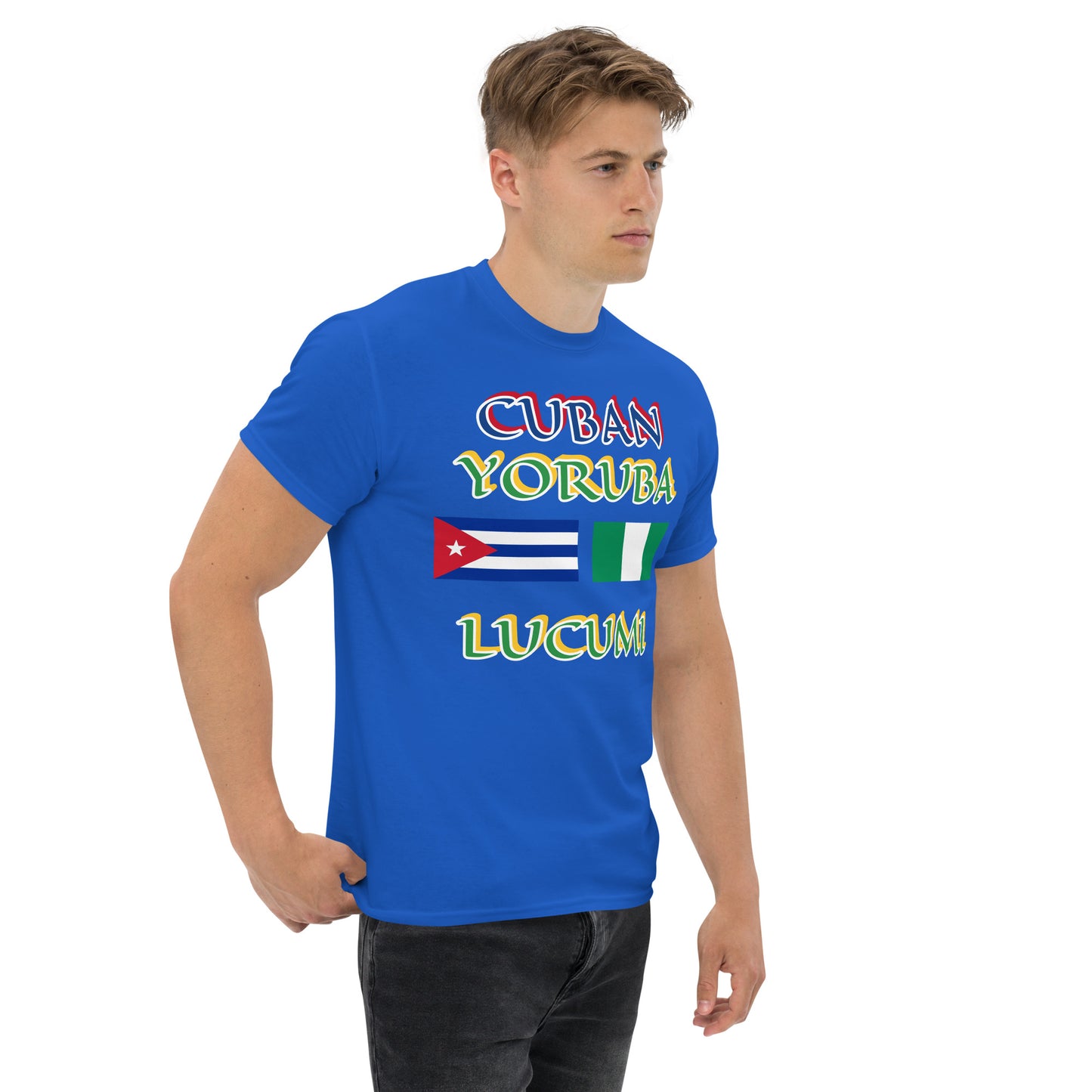 Cuban Yoruba Lucumi Dual Flag Unisex classic tee