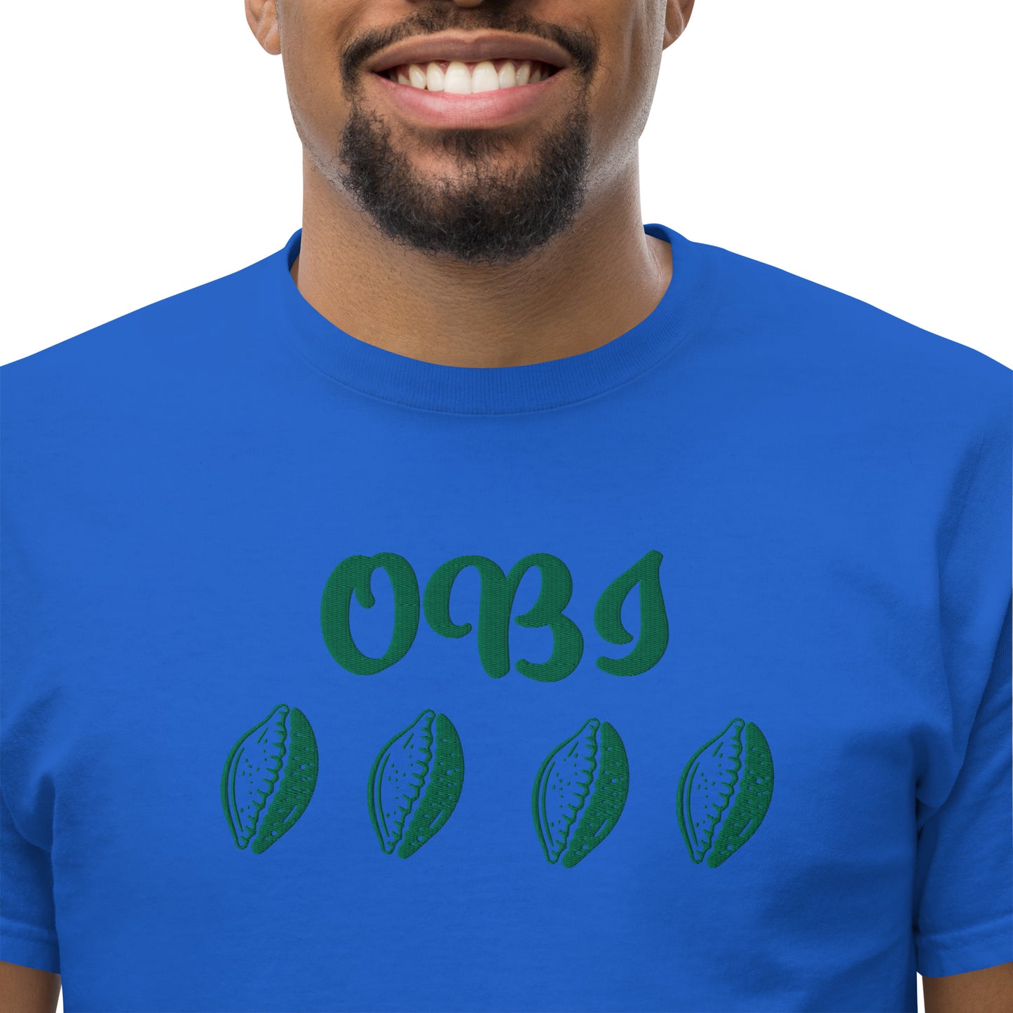 OBI Green Embroidered Unisex classic tee