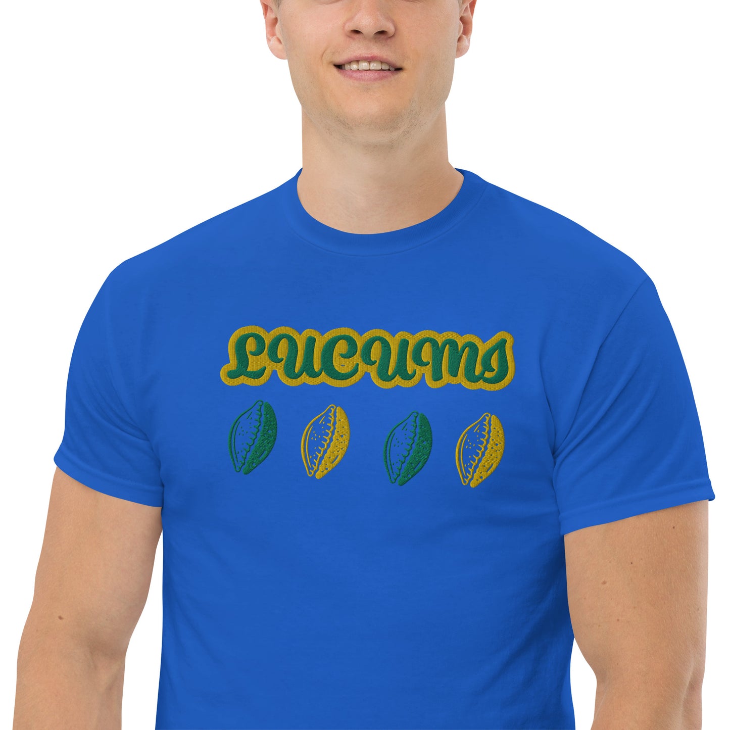 Lucumi Cowrie Embroidered Unisex classic tee