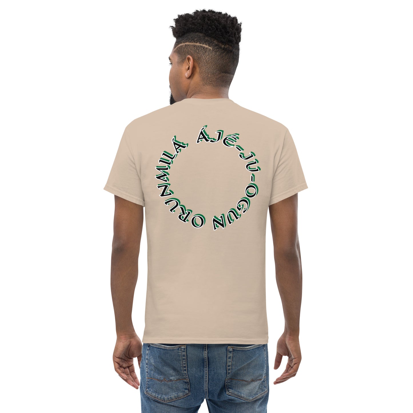 ORUNMILÁ Egbe IRÉ ÀWO Ifa Aje ju Ogun Reverse Unisex classic tee