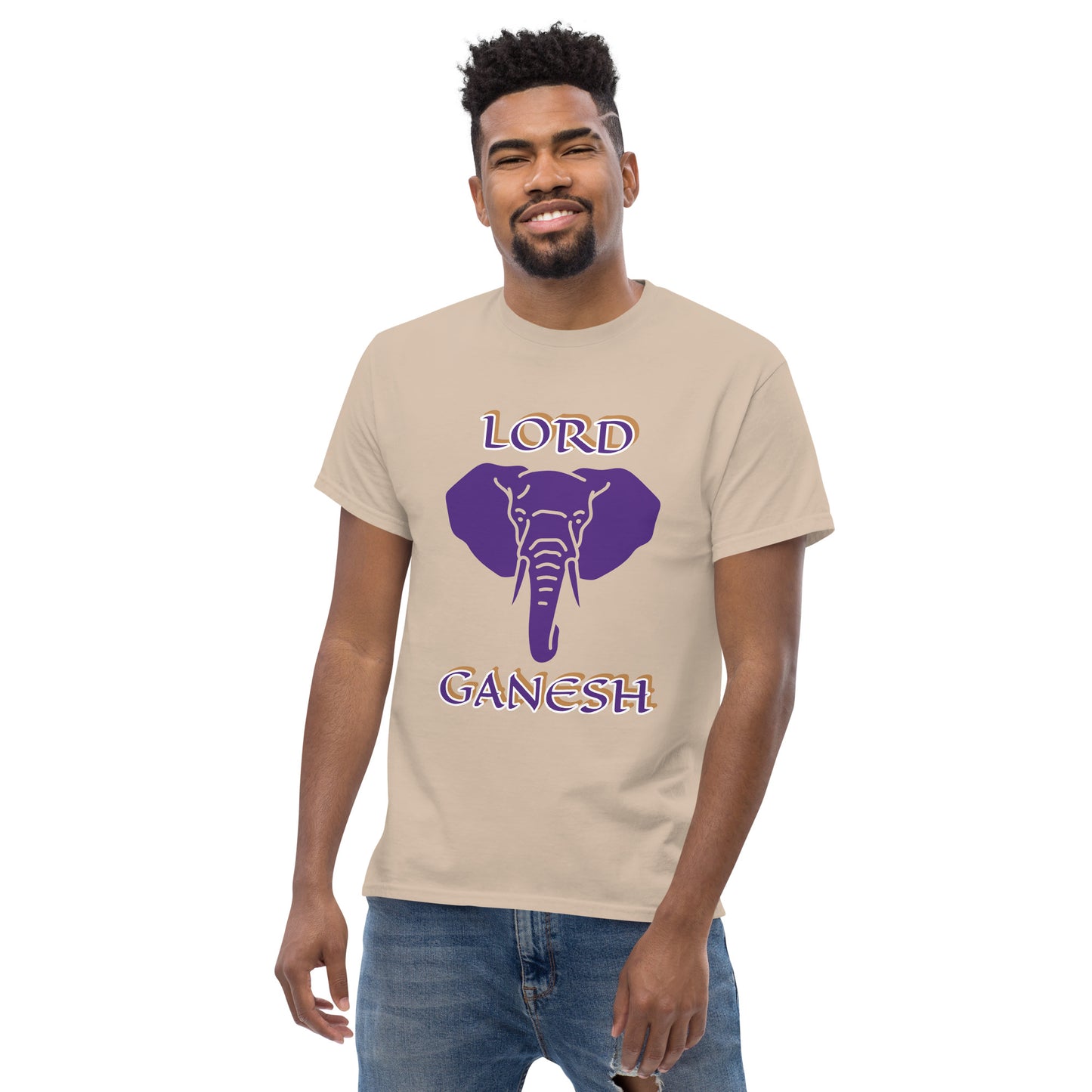 Lord Ganesh Purple Unisex classic tee