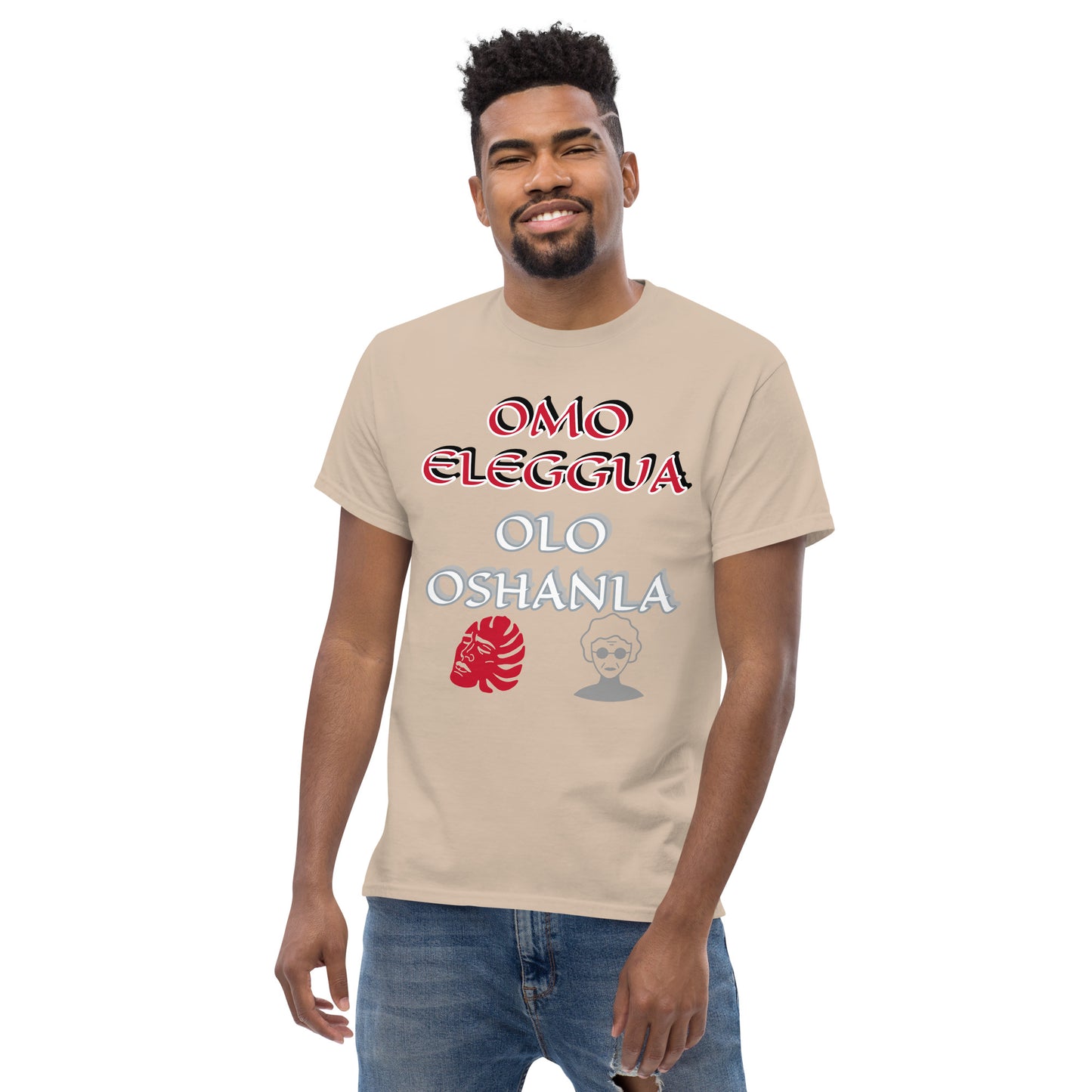 Omo Eleggua Olo OSHANLA icon Lucumi Unisex classic tee