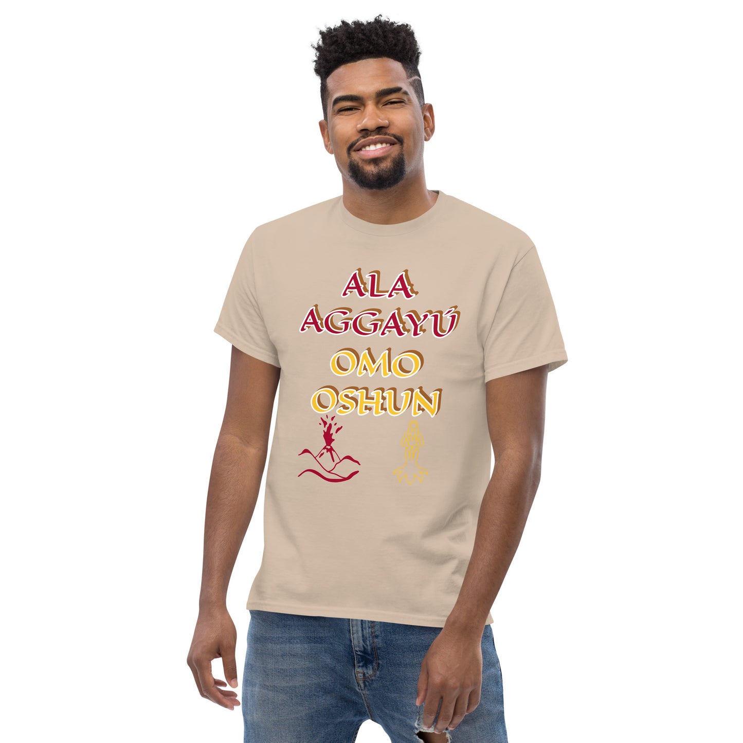 Ala Aggayu Omo Oshun Ololodi Lucumi icon Unisex classic tee