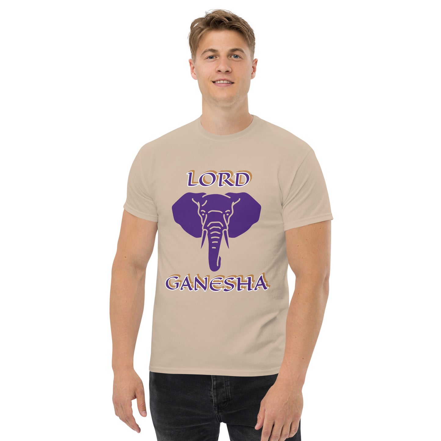 Lord Ganesha Purple Unisex classic tee