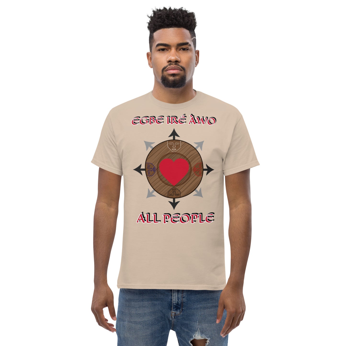 Egbe Ire Awo Logo Love all people Unisex classic tee